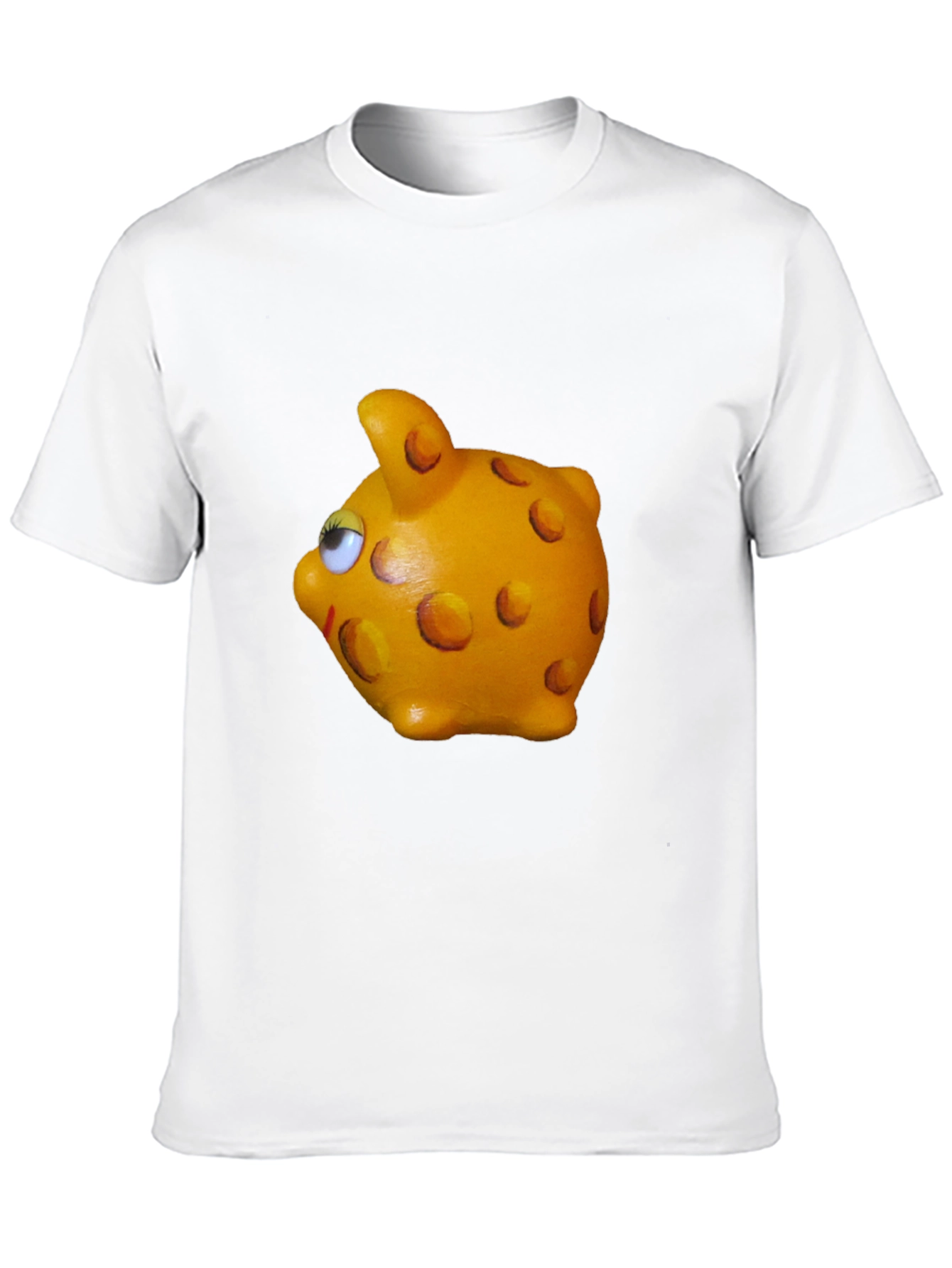 Black Funny Piggy Bank Graphic Tee - Unisex view 10