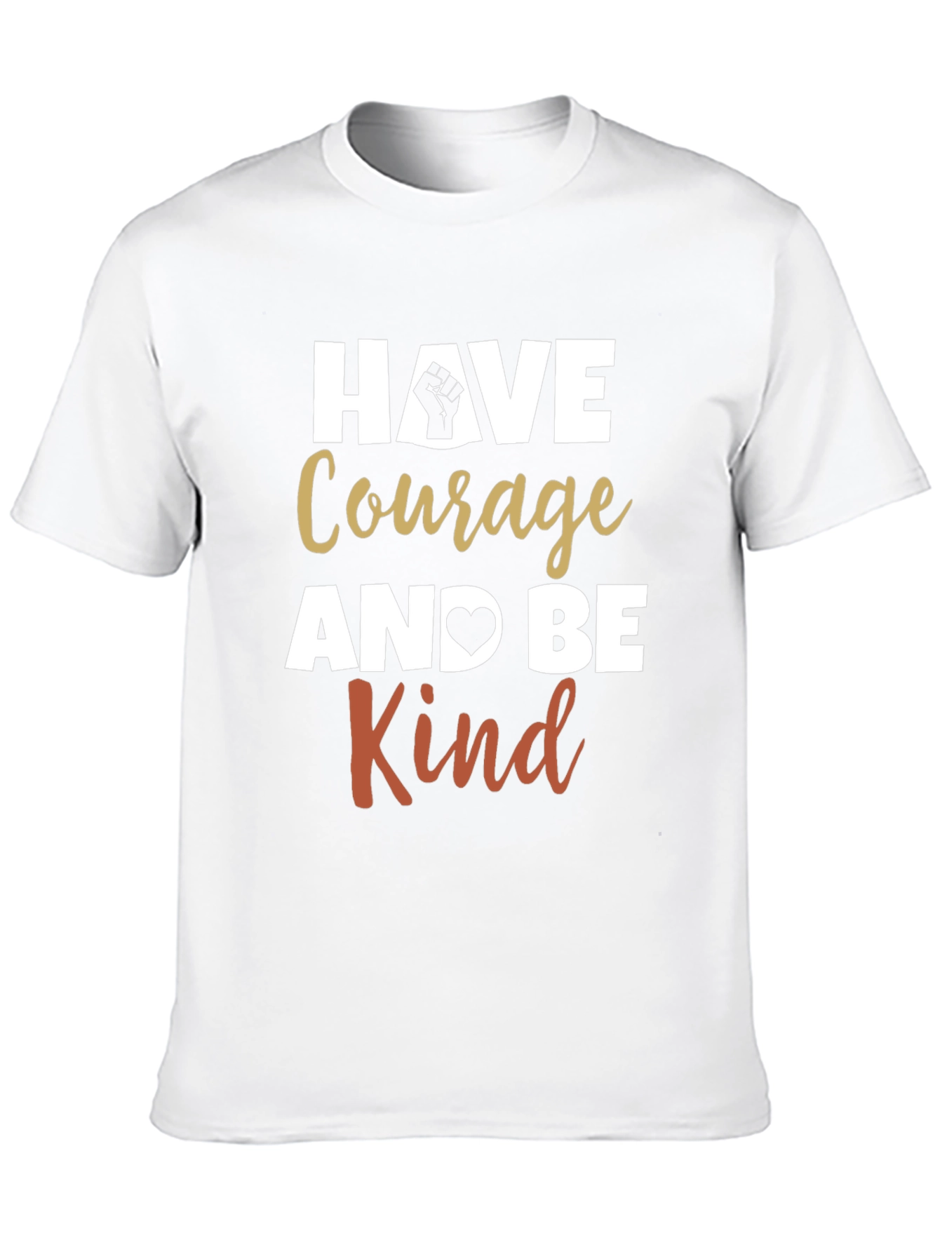 Black Courage and Kindness Graphic Tee view 10