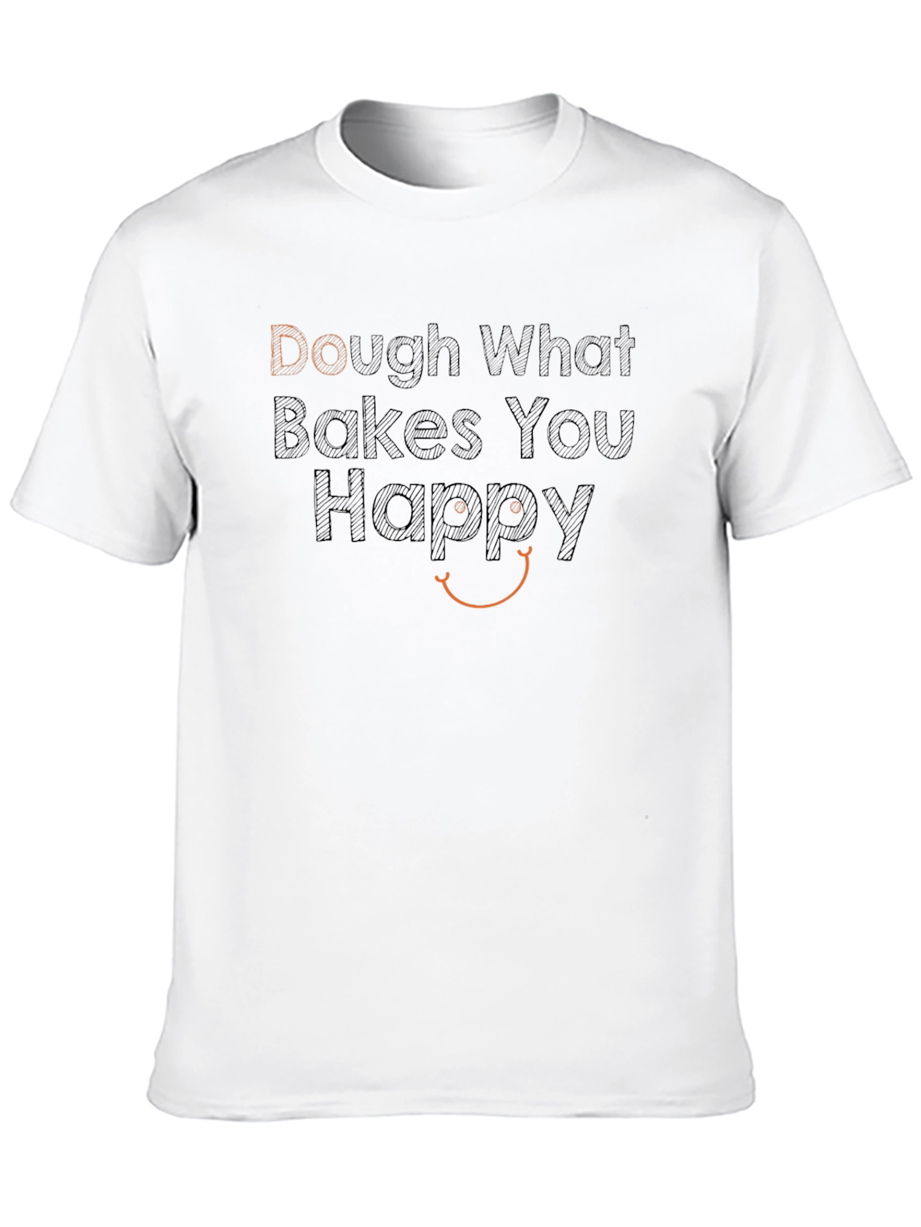 Black Dough What Bakes You Happy Graphic Tee - Black view 10