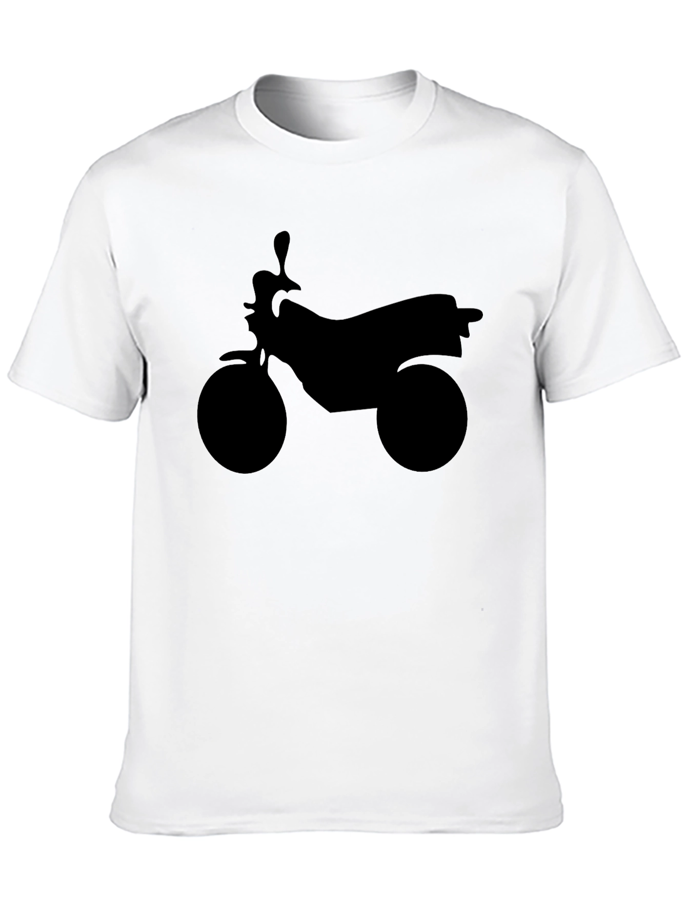 Black Motorcycle Graphic Tee - Classic Black view 10