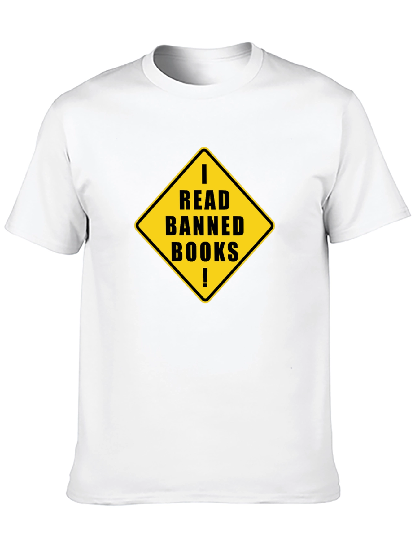 Black I Read Banned Books T-Shirt - Black view 10