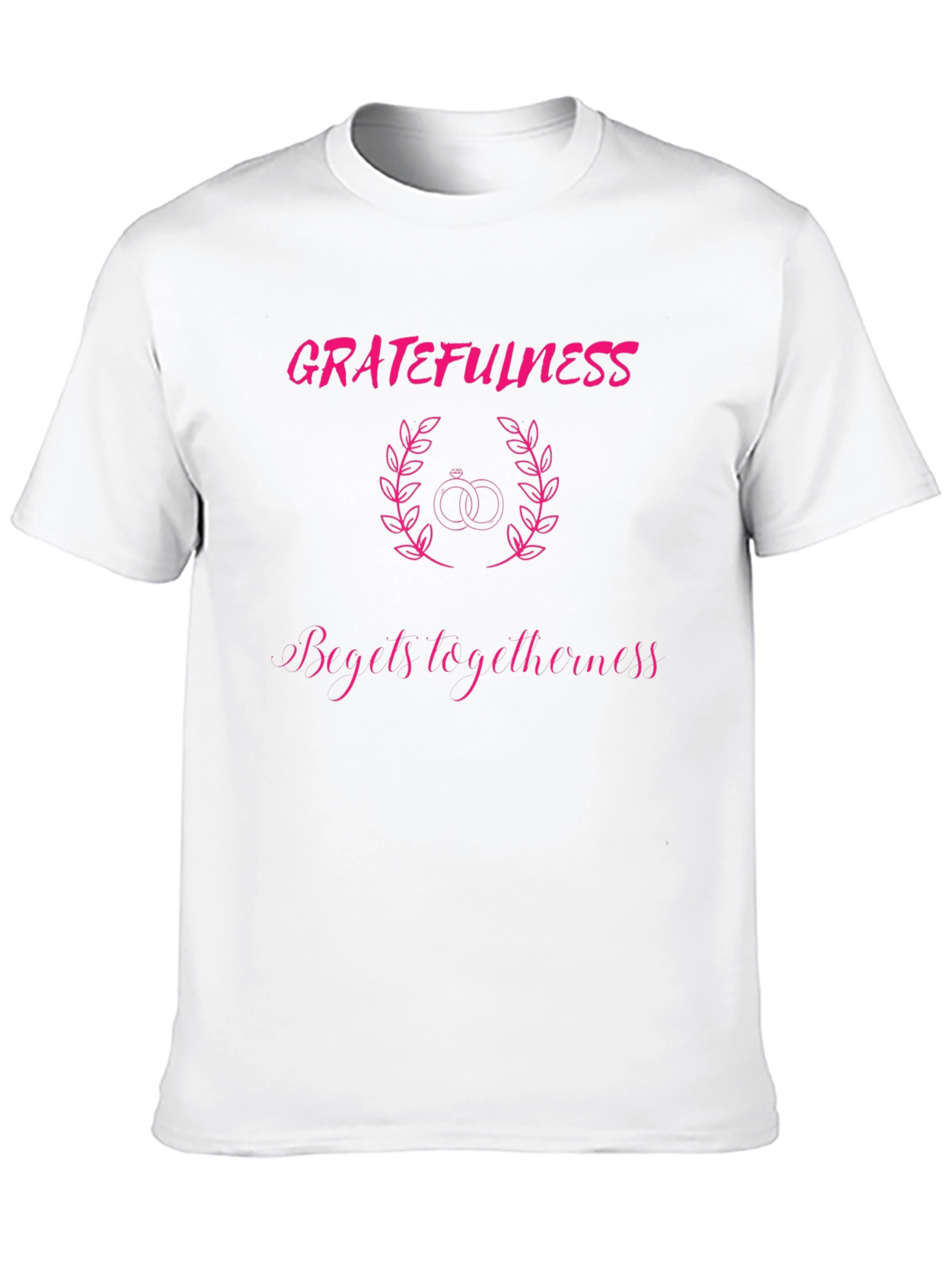 Black Gratefulness Graphic Tee -  Unisex view 10