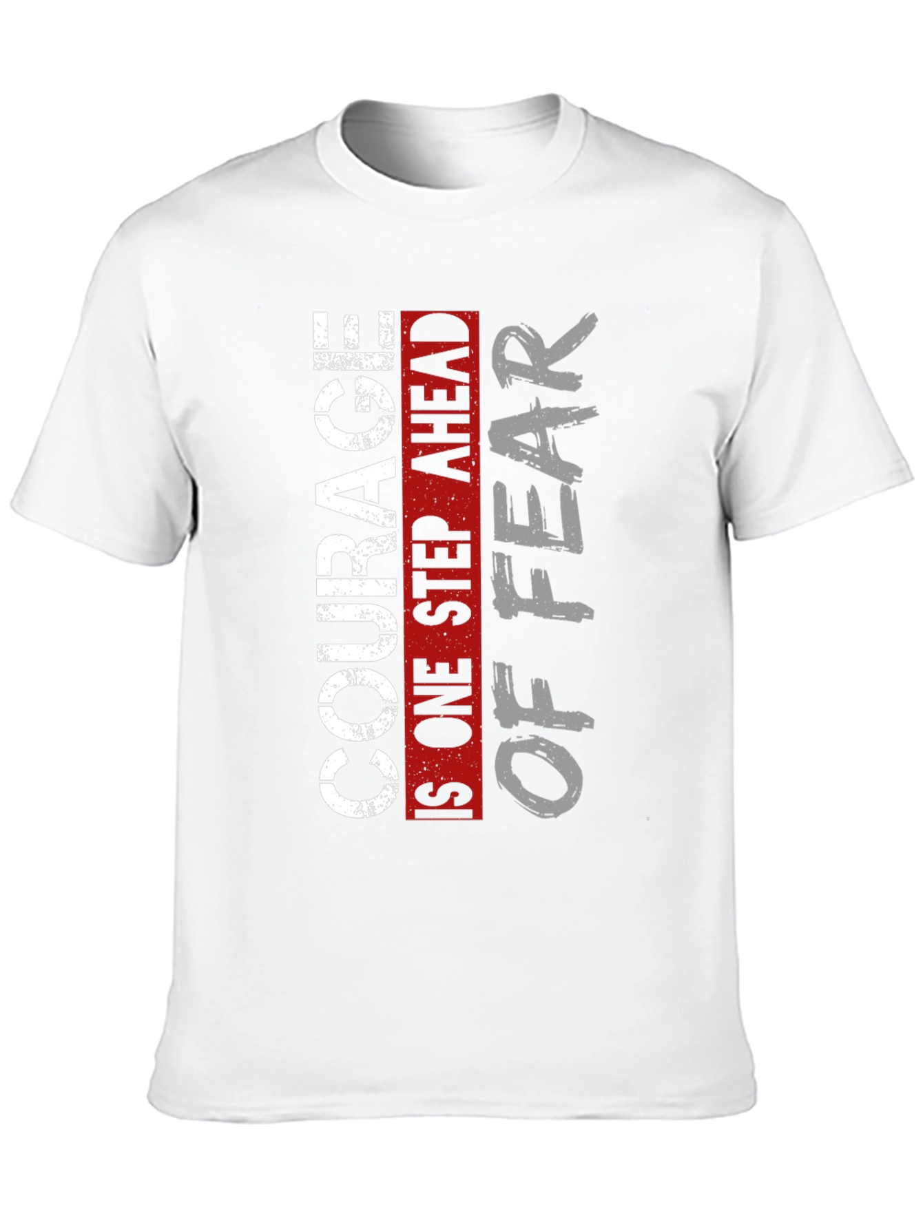 Black Courage Over Fear Graphic T-Shirt view 10