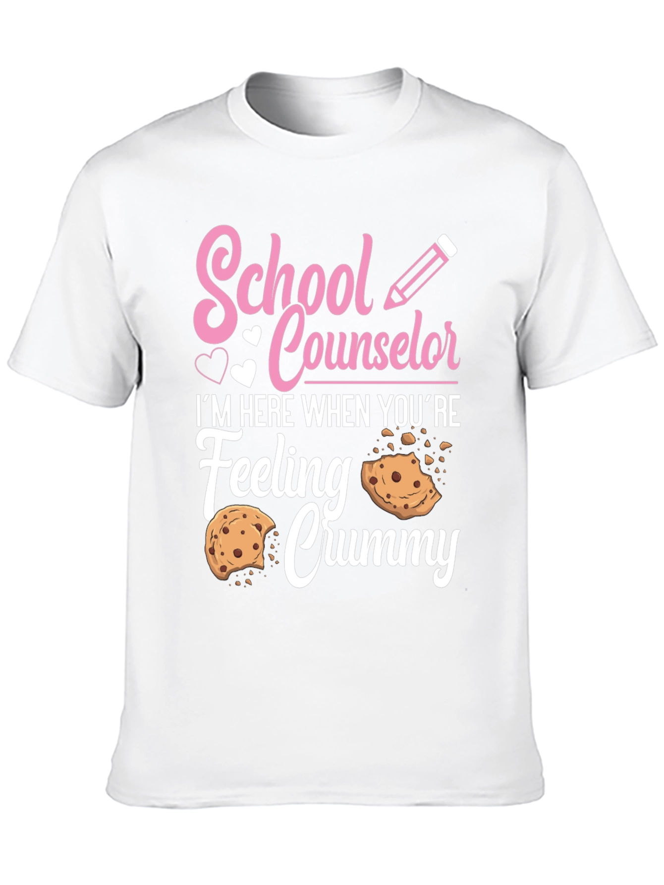 Black School Counselor Crummy Cookie T-Shirt view 10