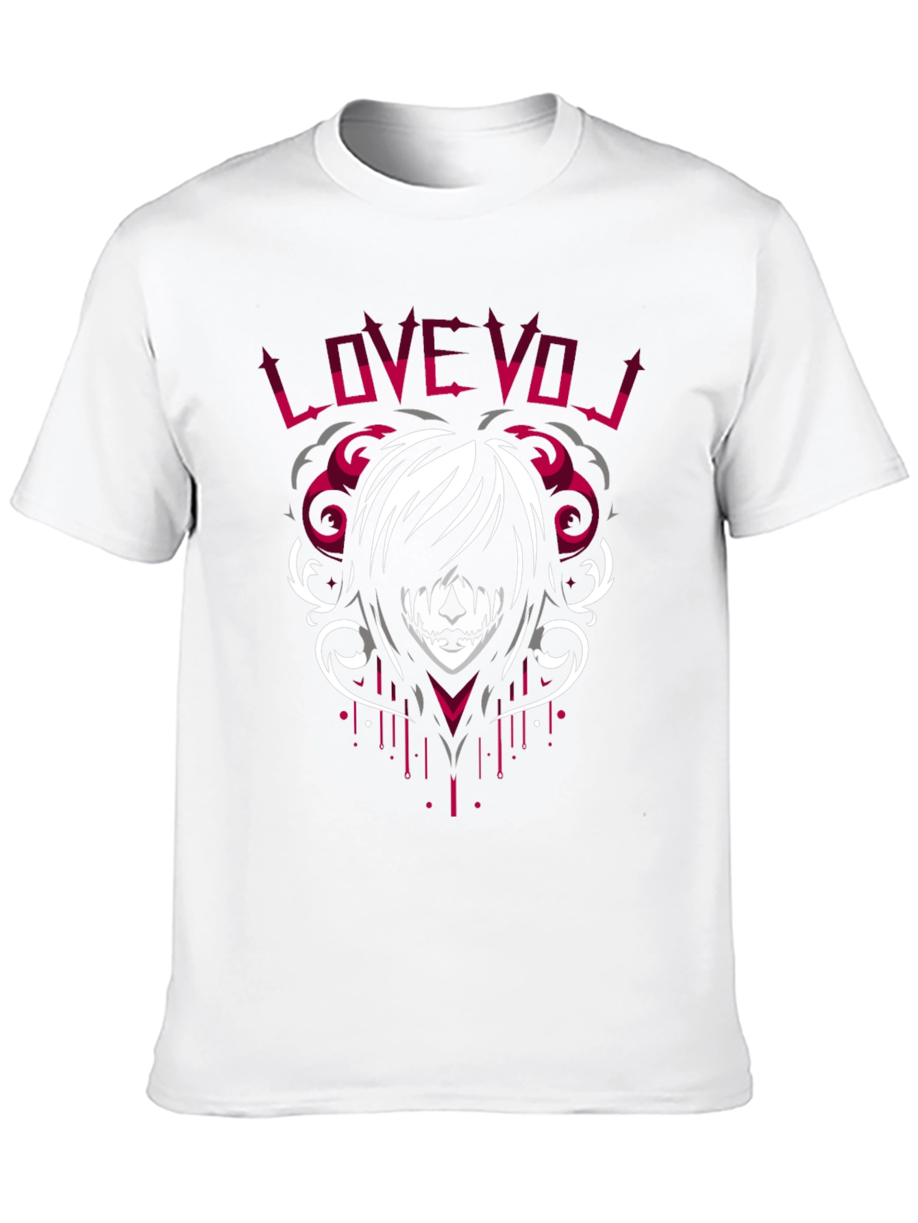 Black Love VOJ Graphic Tee - Emo Style view 10