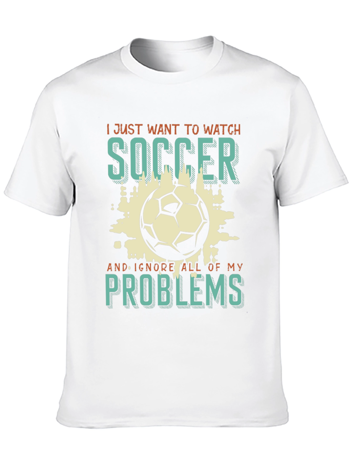 Black Soccer Lover Graphic T-Shirt view 10