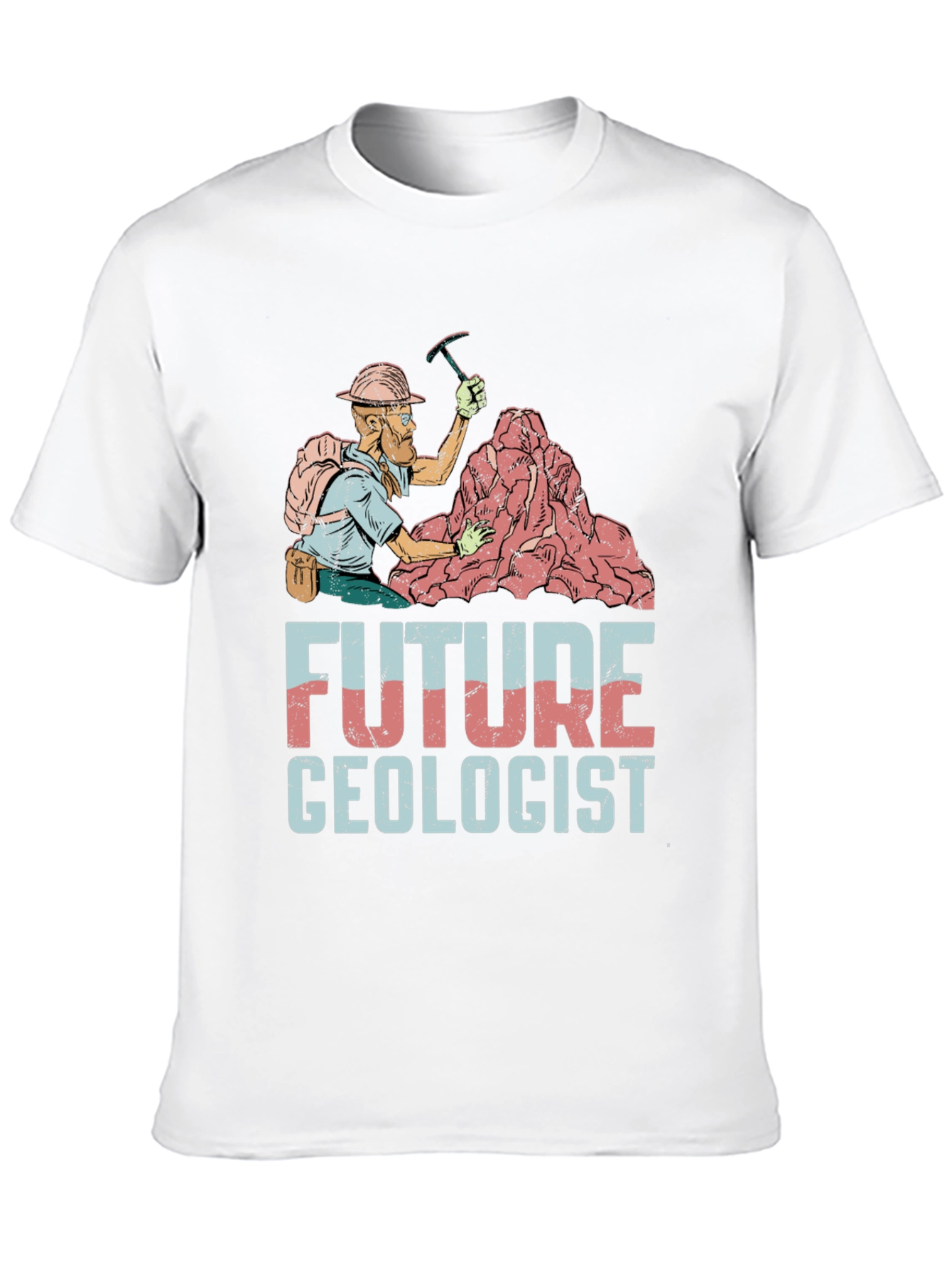 Black Future Geologist T-Shirt - Rock Collector Tee view 10