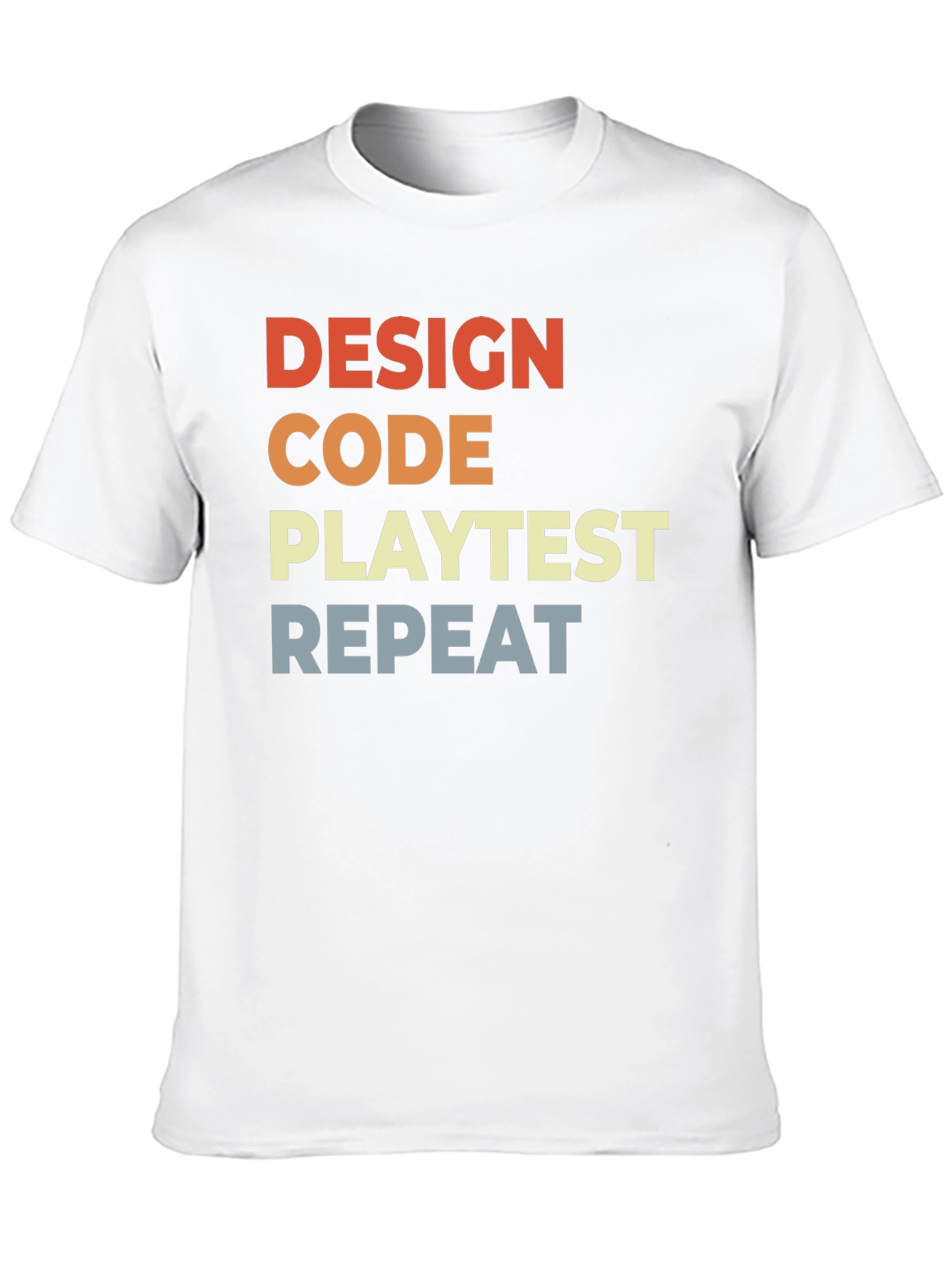 Black Design Code Playtest Repeat T-Shirt view 10