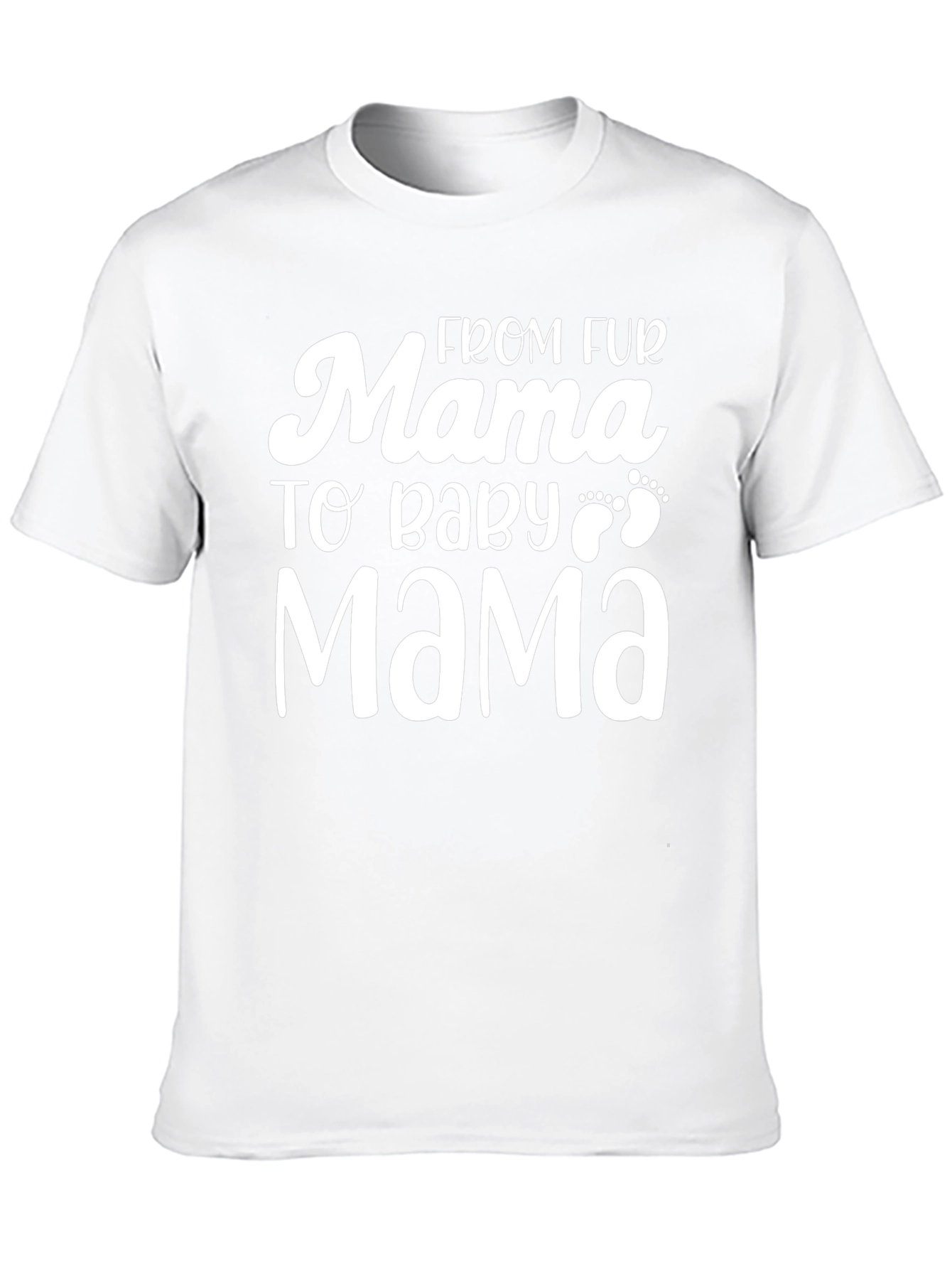 Black From Fur Mama to Baby Mama Graphic Tee view 10
