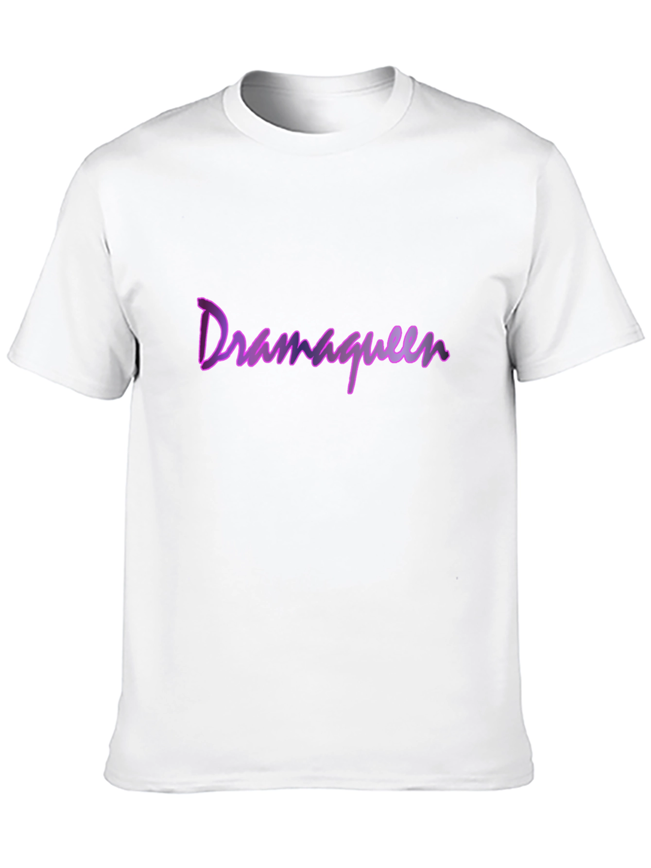 Black Drama Queen Graphic Tee - Unisex Black T-Shirt view 10