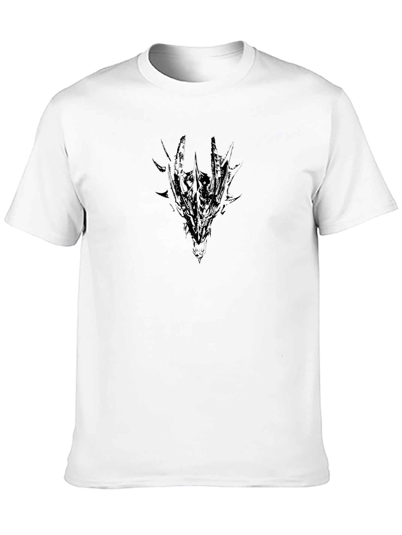 Black Black Dragon Graphic Tee - Men's Casual Top view 10