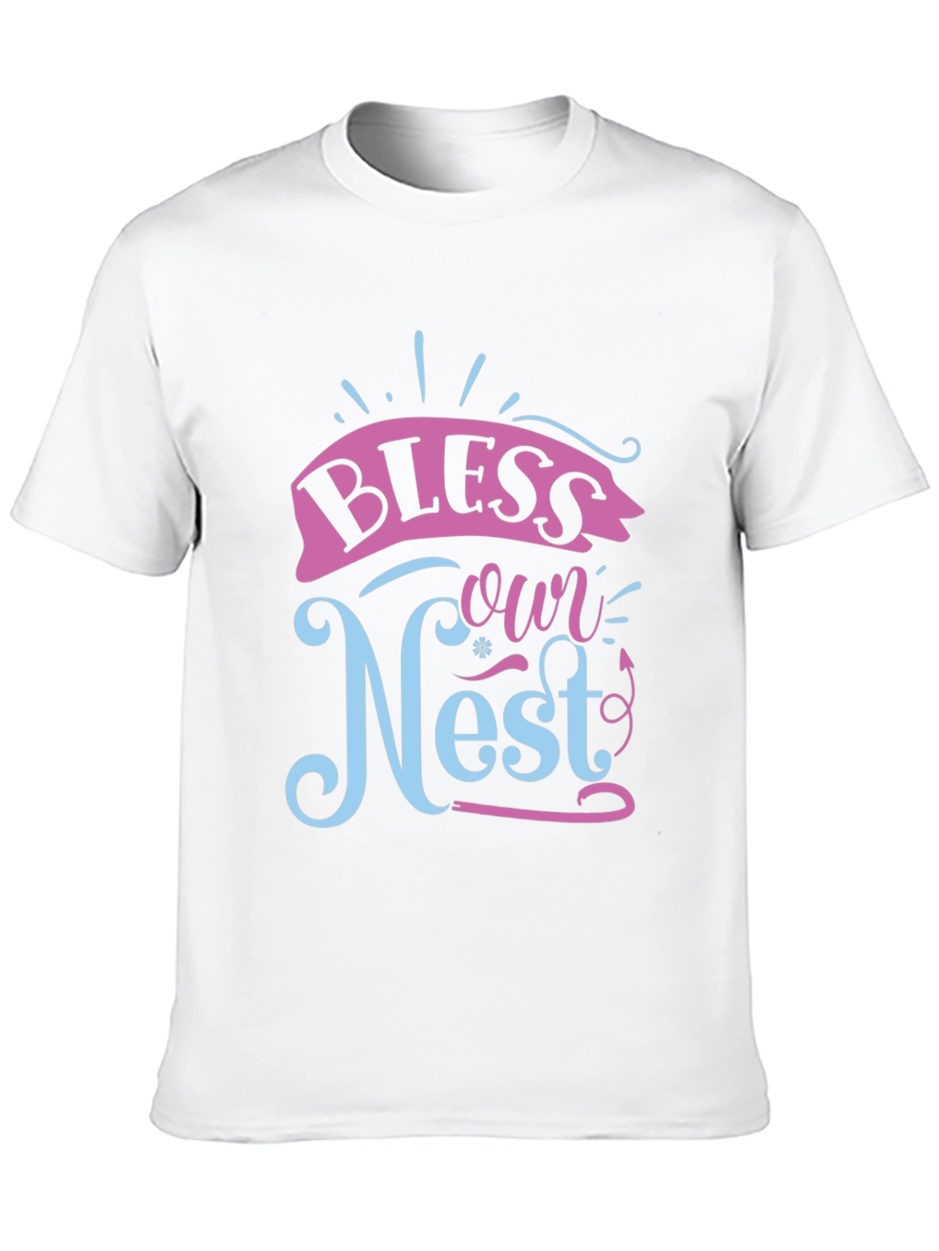 Black Bless Our Nest Graphic Tee view 10