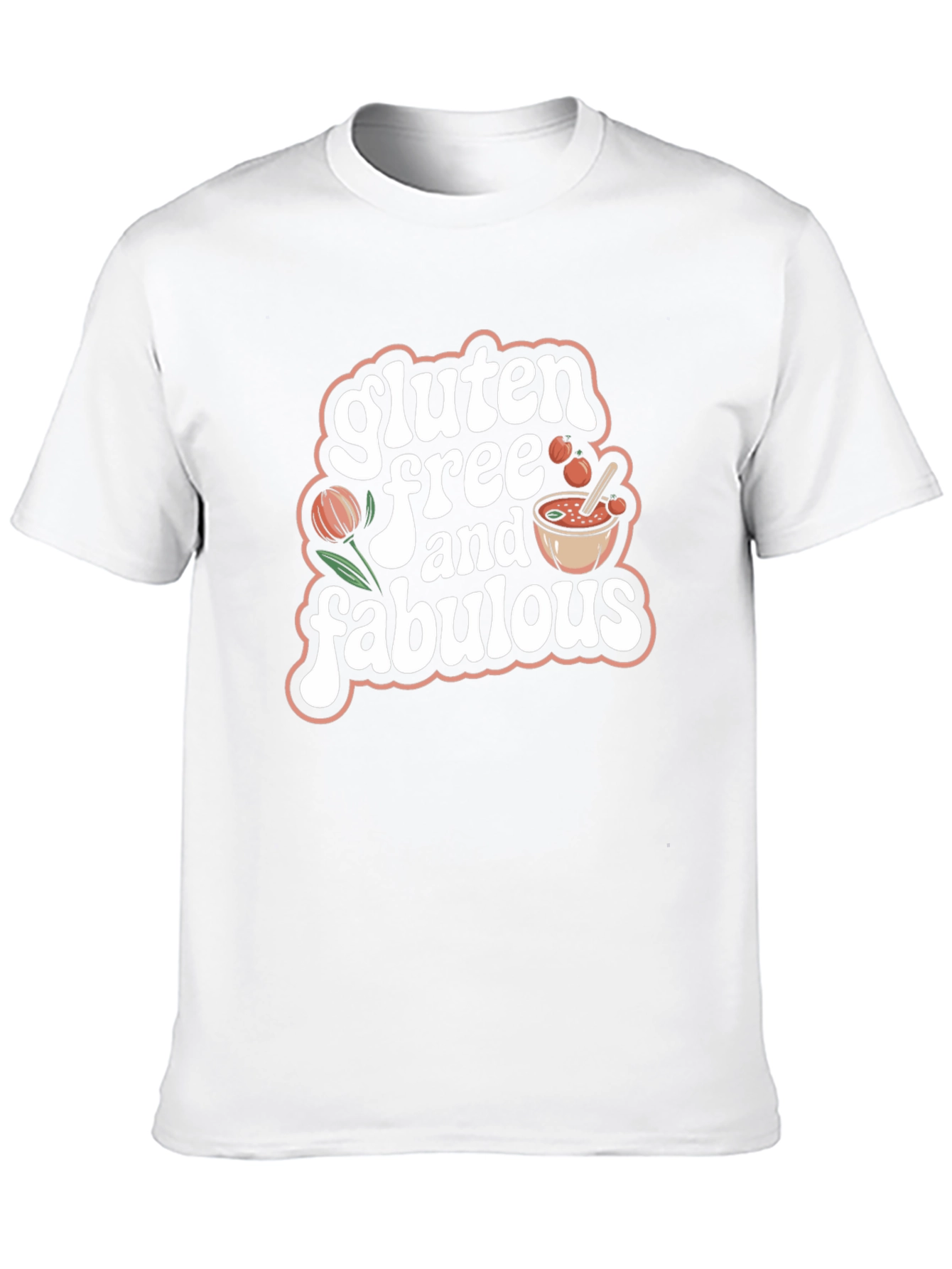 Black Gluten Free & Fabulous Graphic Tee view 10