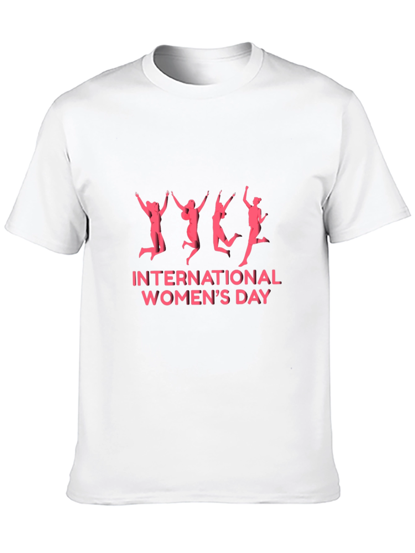 Black International Women's Day Black T-Shirt view 10