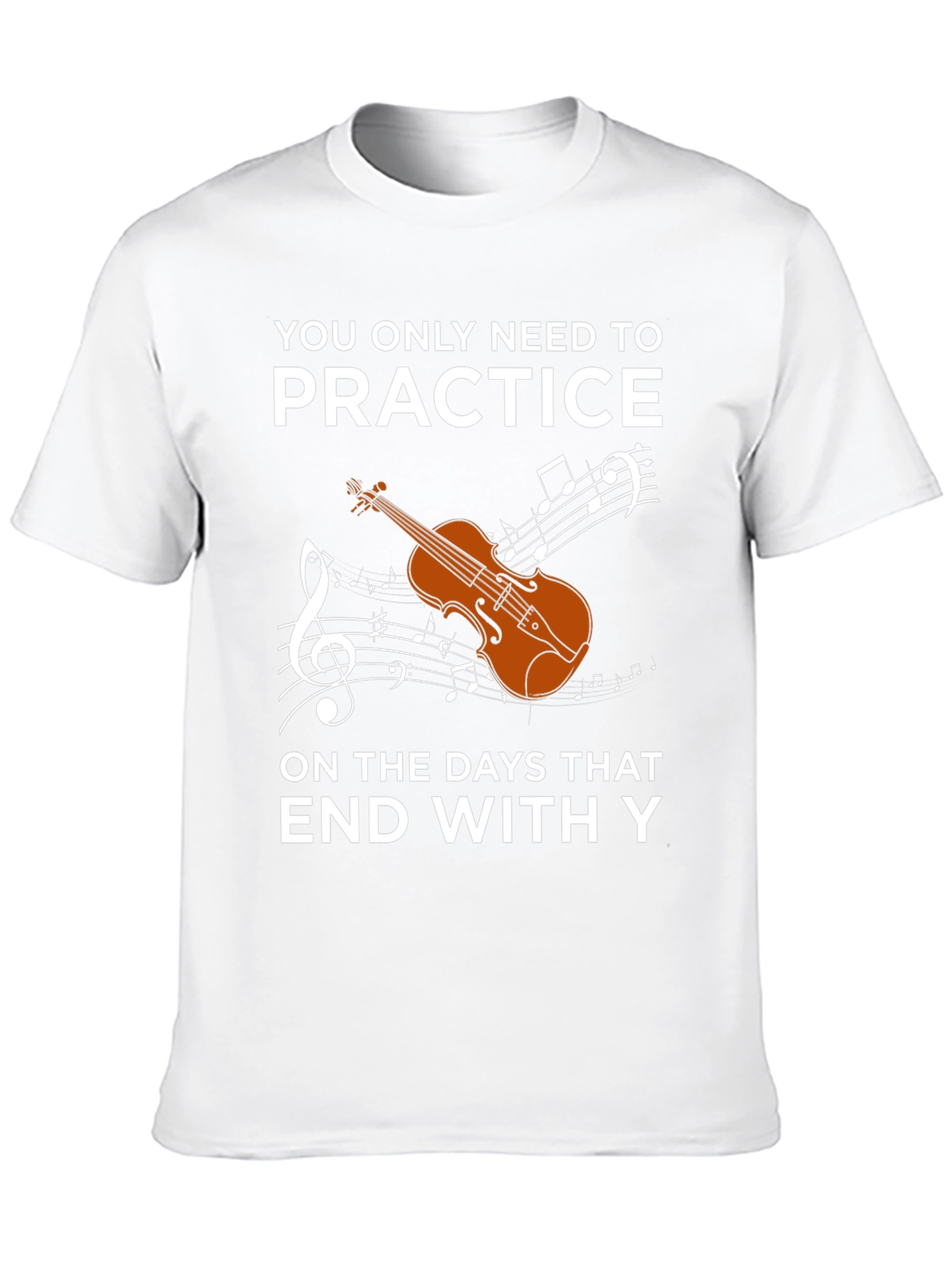 Black Practice Days Violin T-Shirt Musician view 10