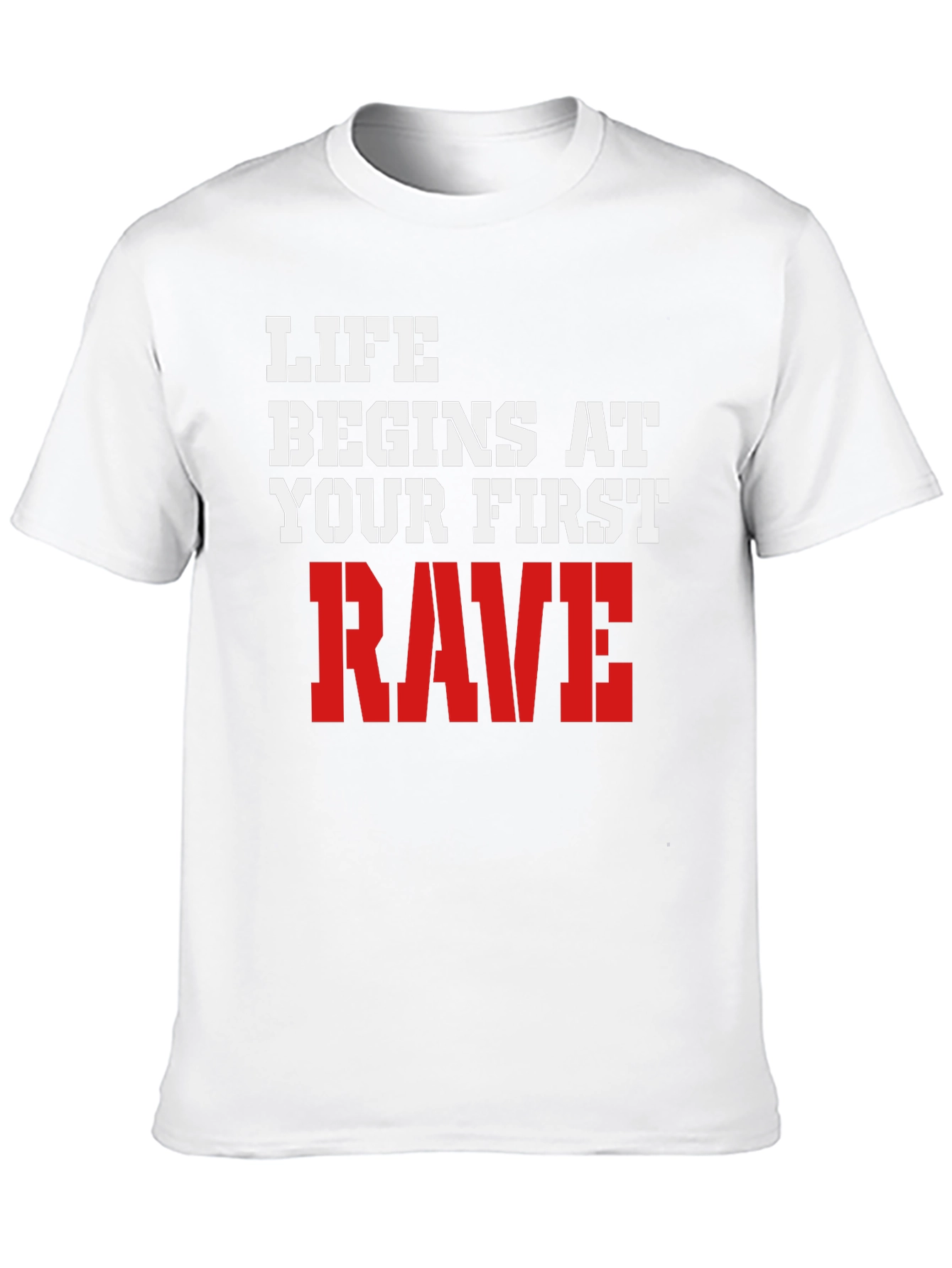 Black Life Begins at Your First Rave T-Shirt view 10