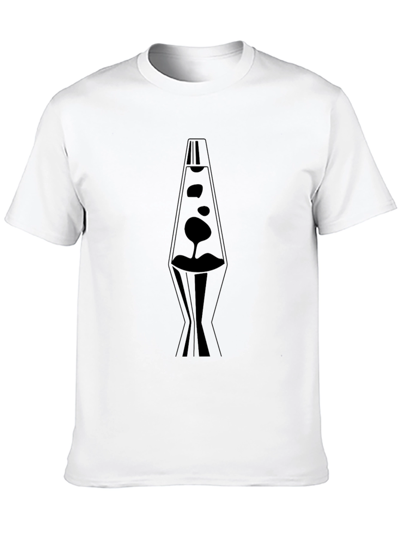 Black Lava Lamp Graphic Tee - Black view 10