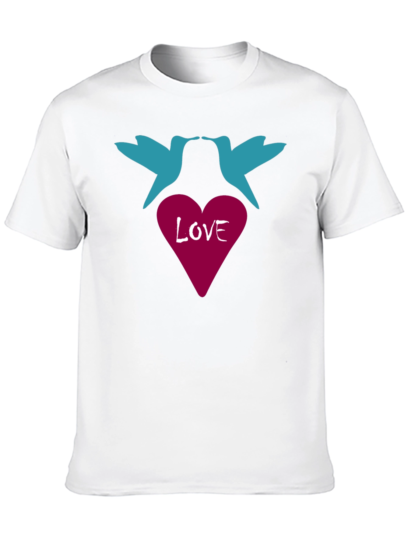 Black Love Birds Graphic Tee - Stylish Casual Wear view 10