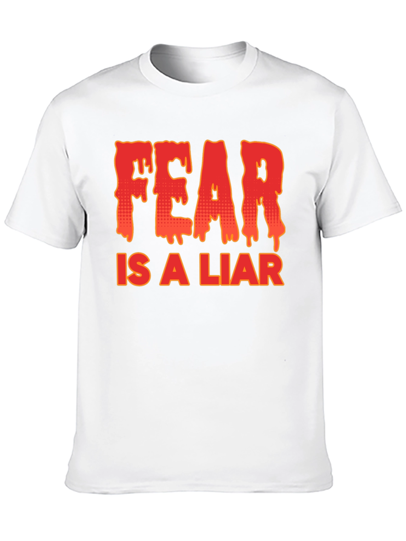 Black Fear is a Liar Graphic T-Shirt view 10