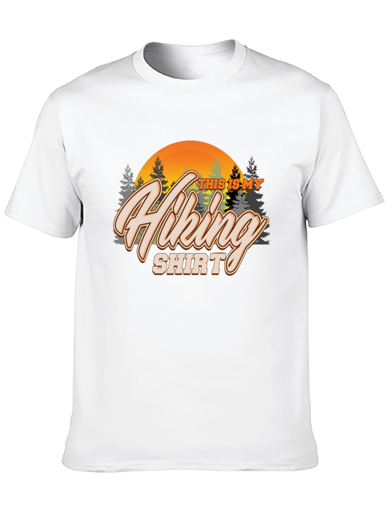 Black Hiking Shirt - Black T-Shirt for Outdoor Adventures view 10
