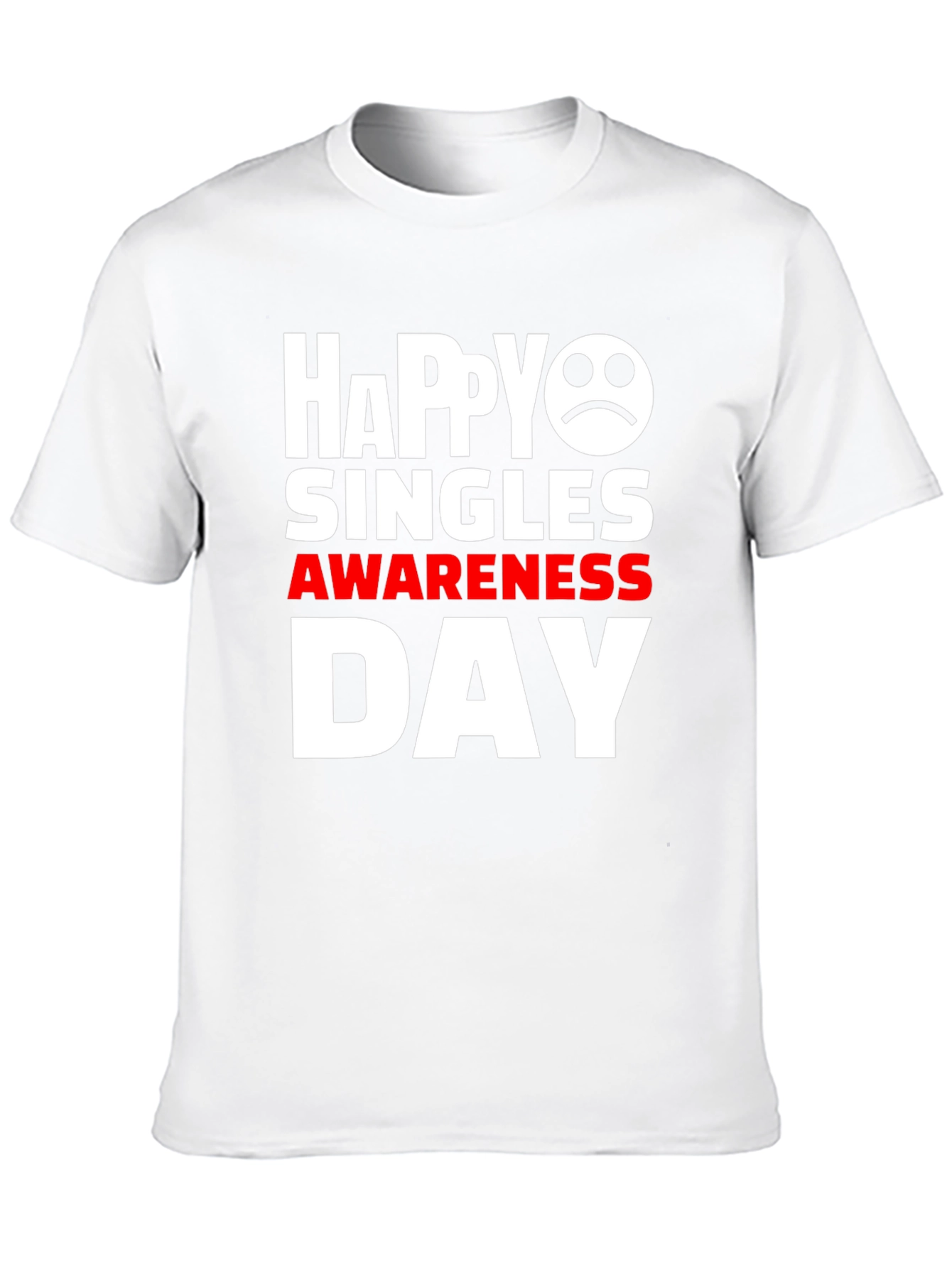 Black Happy Singles Awareness Day Graphic Tee view 10