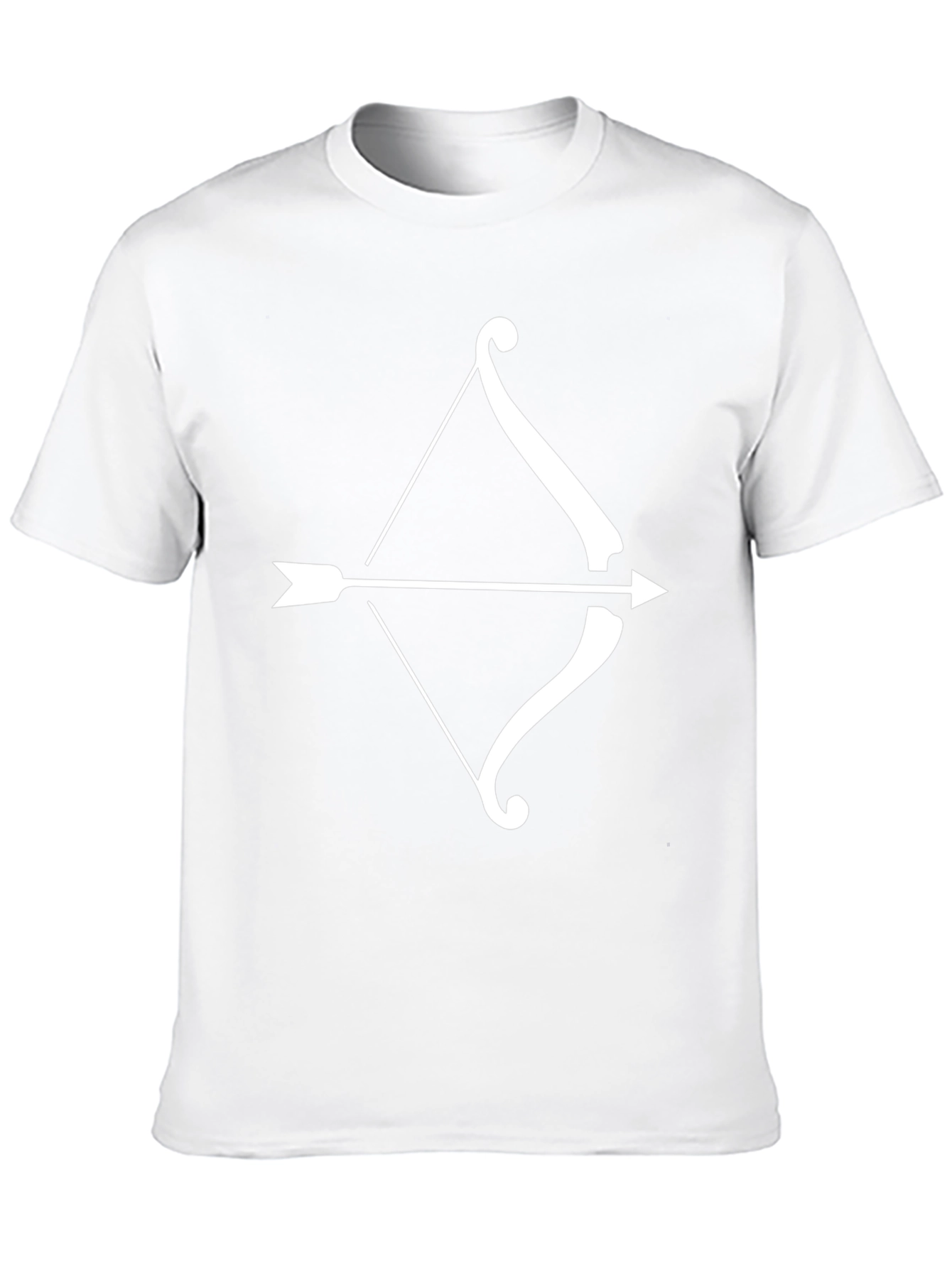 Black Archer Bow & Arrow Graphic Tee - Black view 10