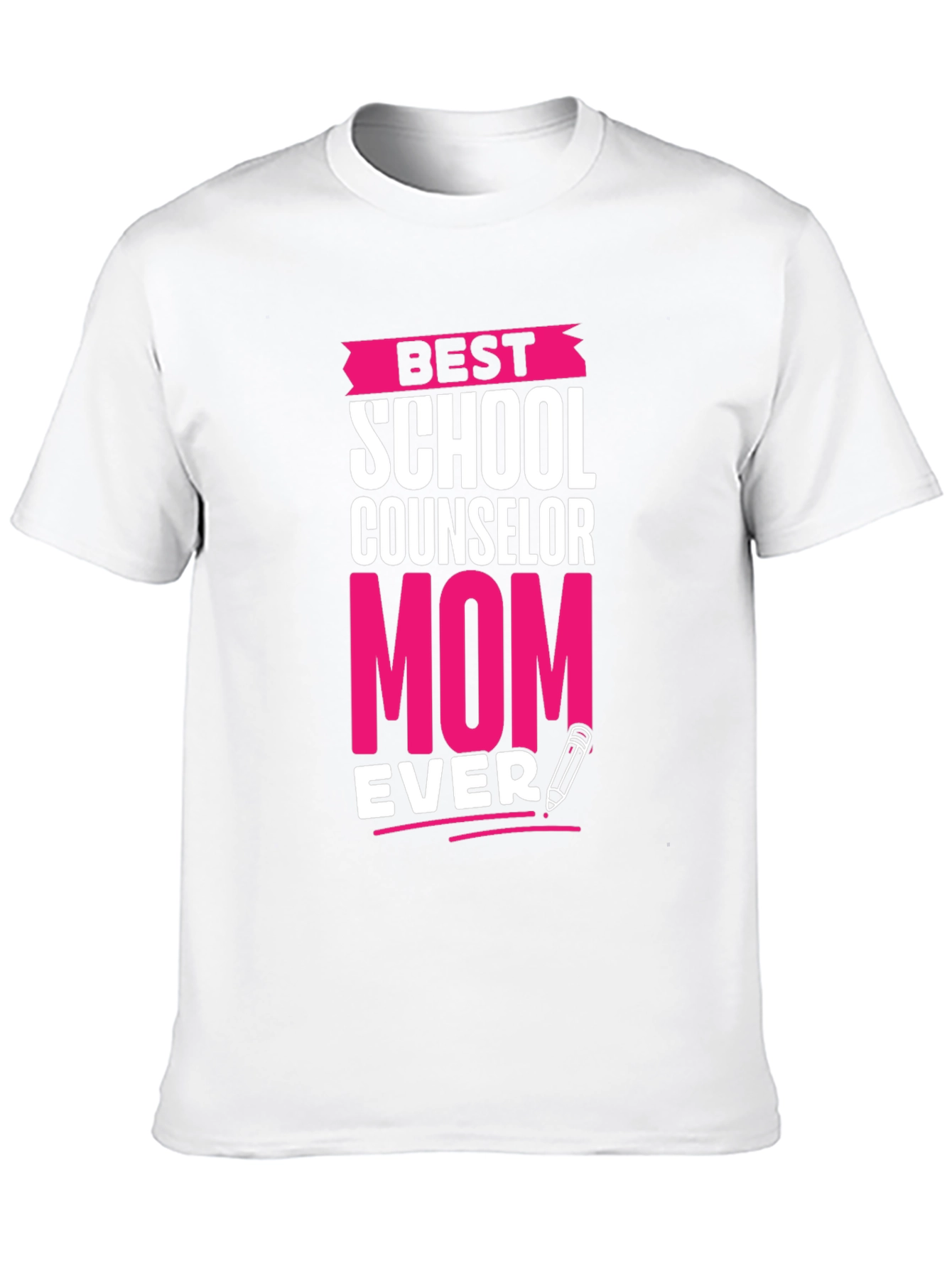 Black Best School Counselor Mom Ever T-Shirt view 10