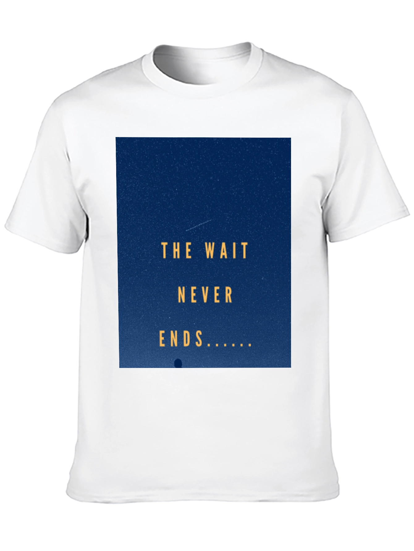 Black The Wait Never Ends T-Shirt - Stylish Graphic Tee view 10