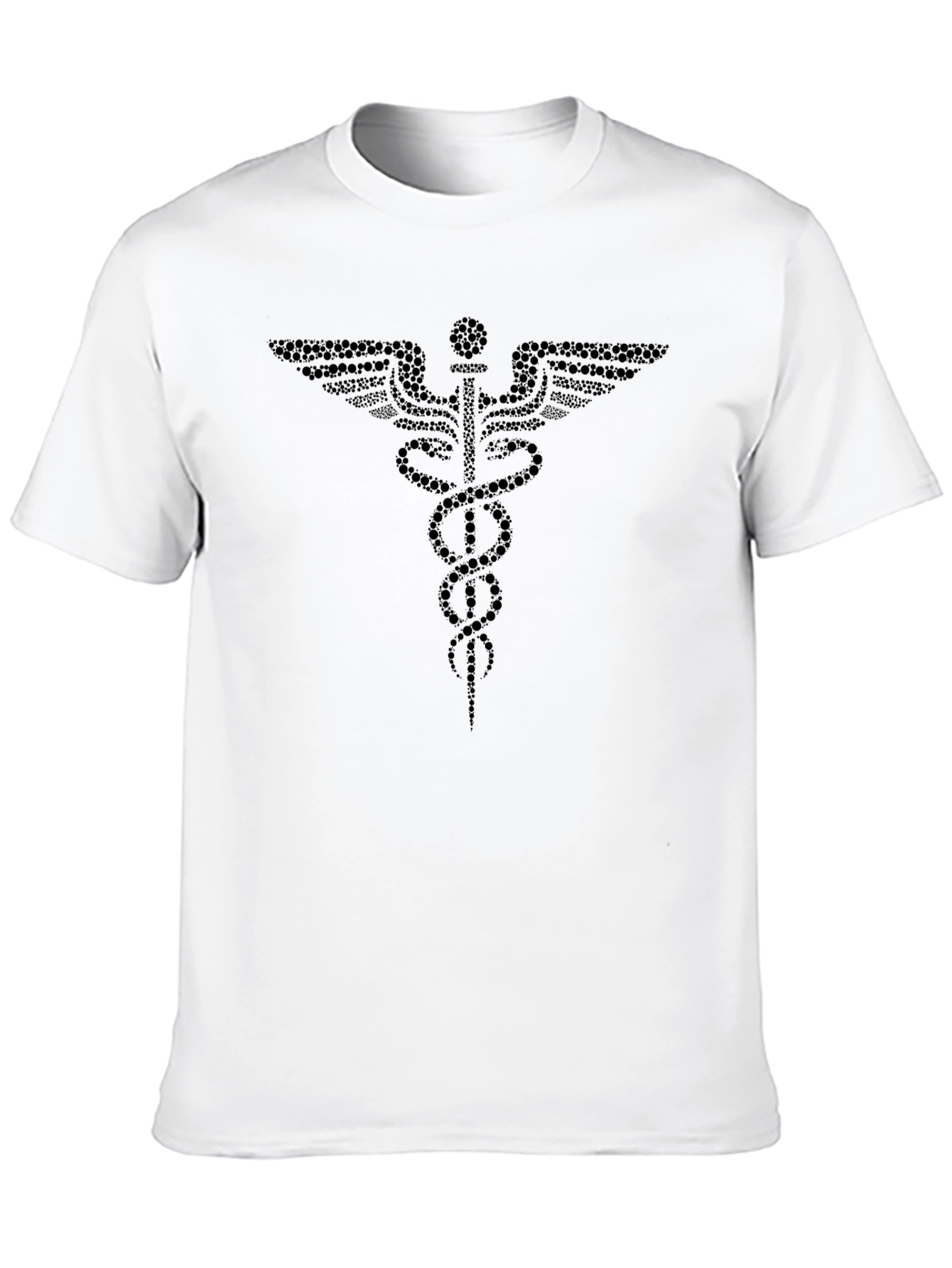 Black Medical Symbol Graphic Black T-Shirt view 10