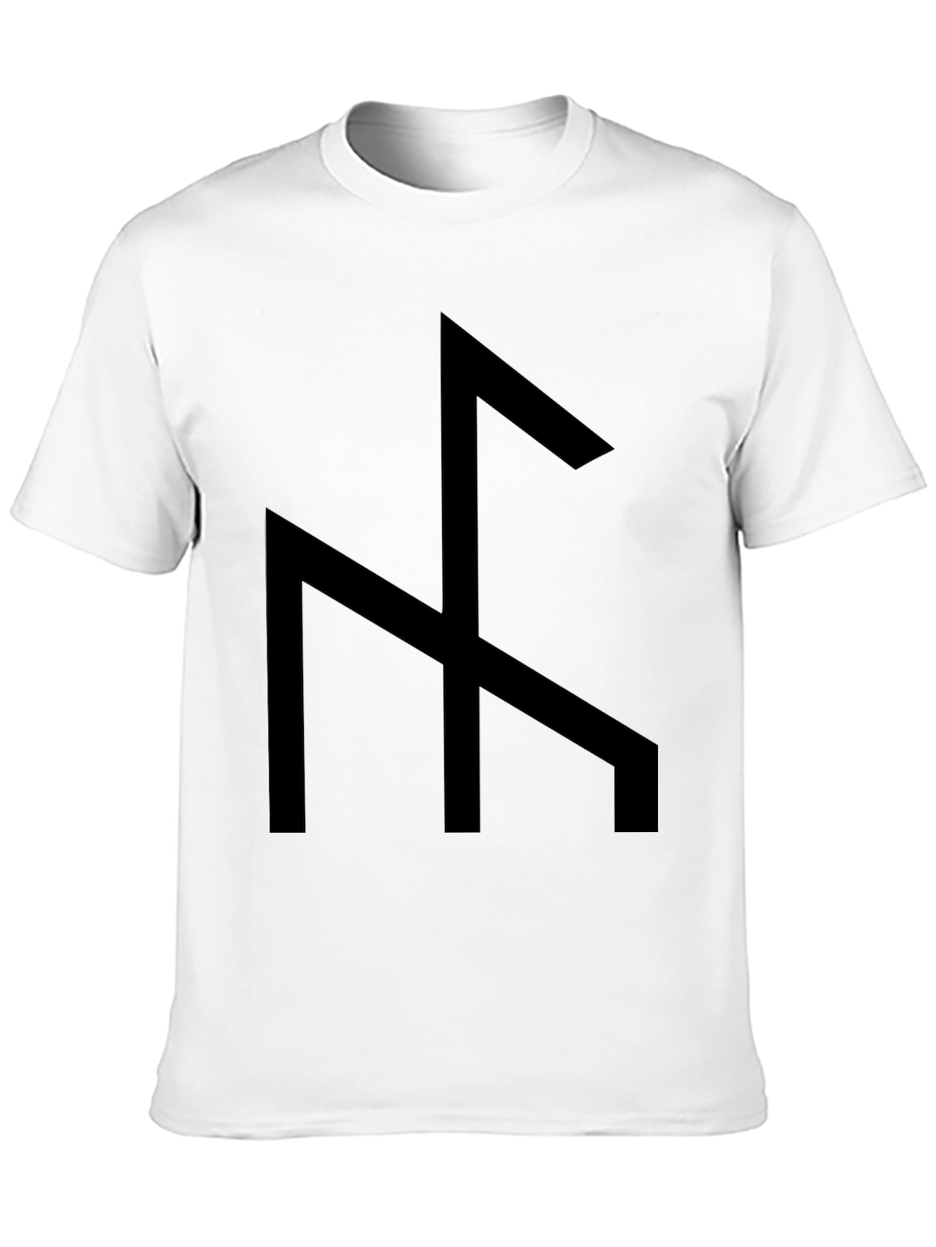 Black Black T-Shirt with Bold Graphic view 10