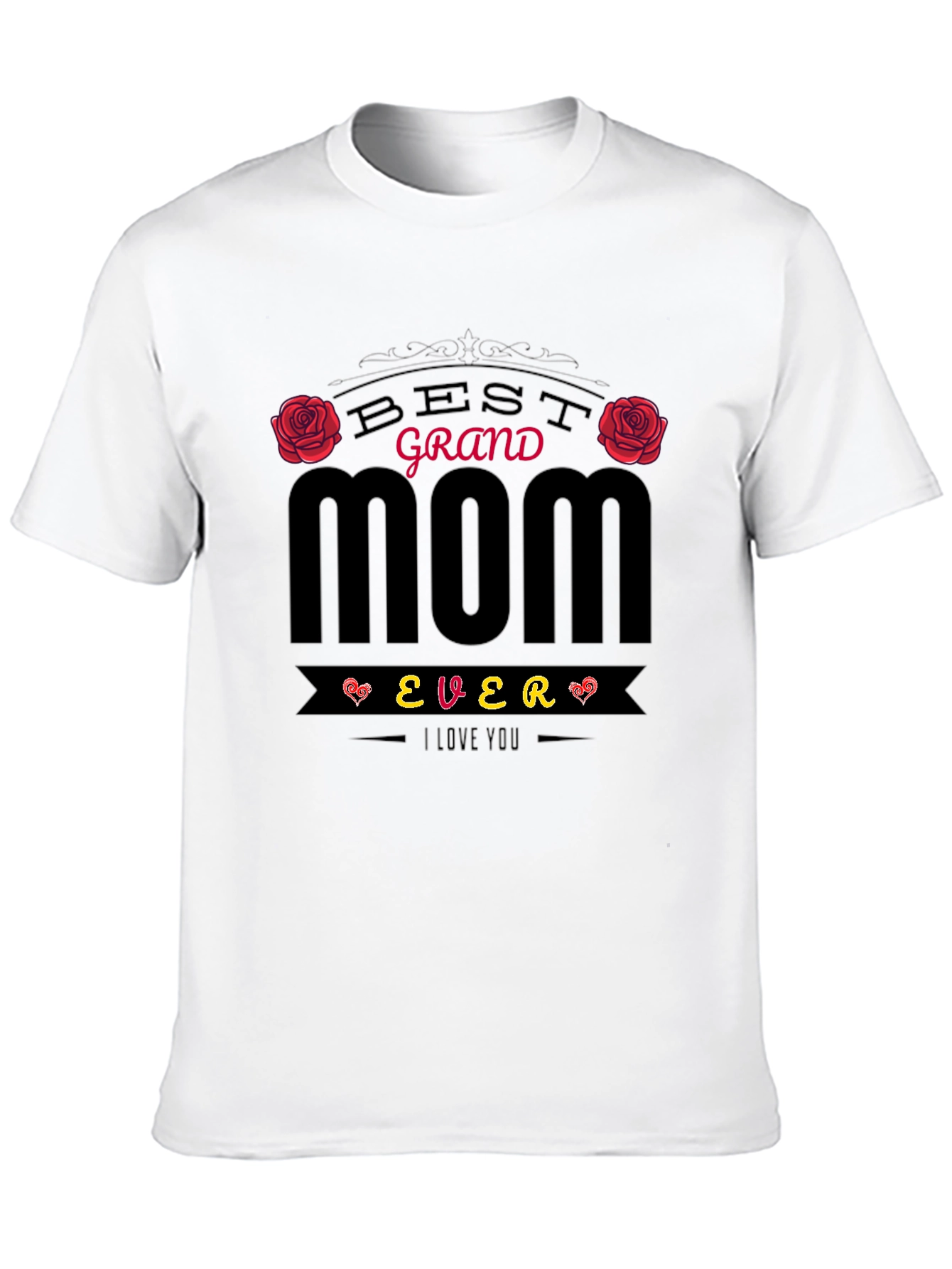Black Best Grandmom Ever T-Shirt view 10