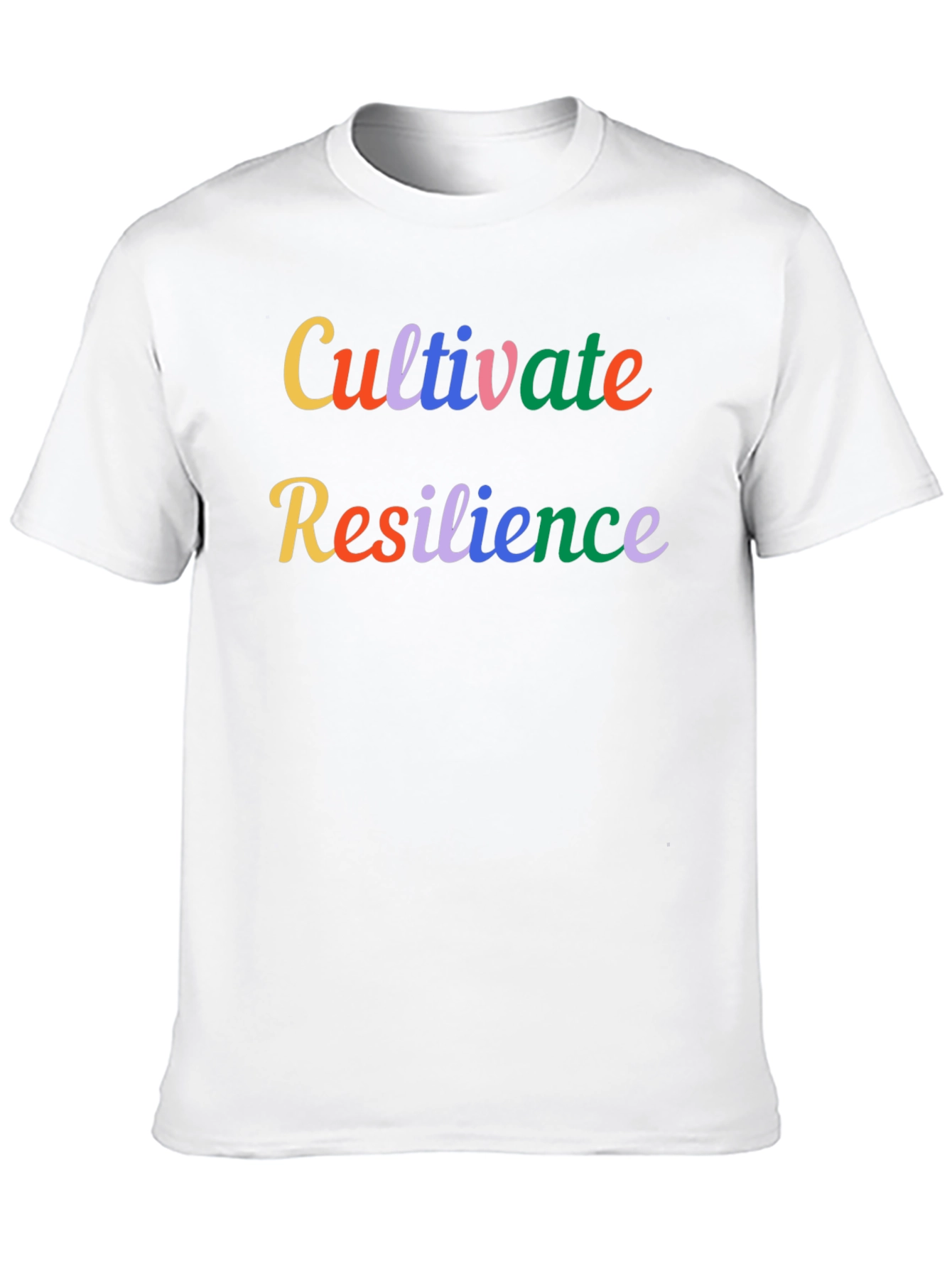Black Cultivate Resilience Black Graphic Tee view 10