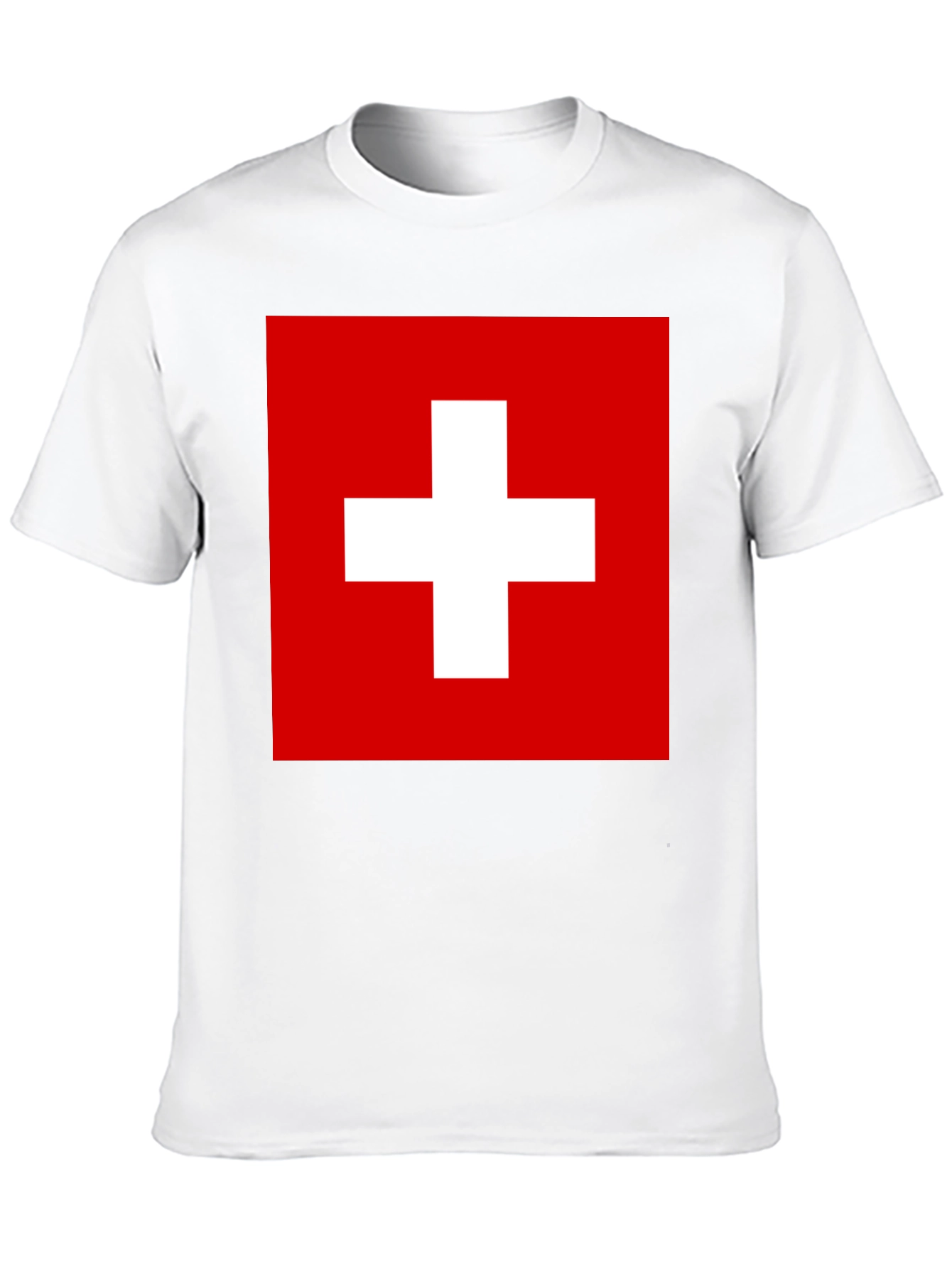 Black Switzerland Flag T-Shirt view 10