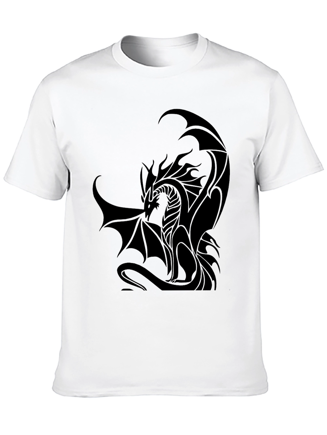 Black Dragon Graphic Black T-Shirt view 10