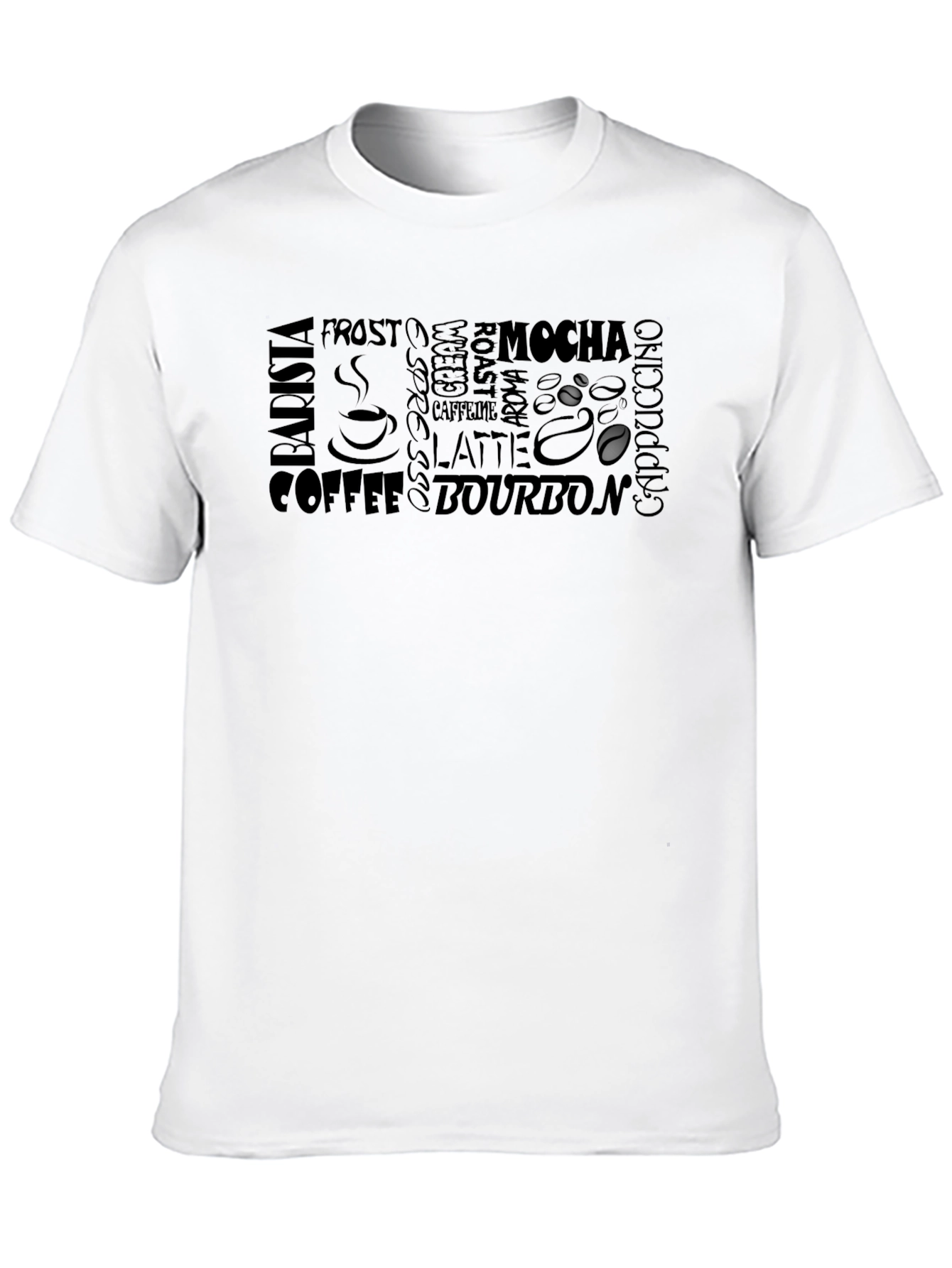 Black Coffee Lover's Black Graphic T-Shirt view 10