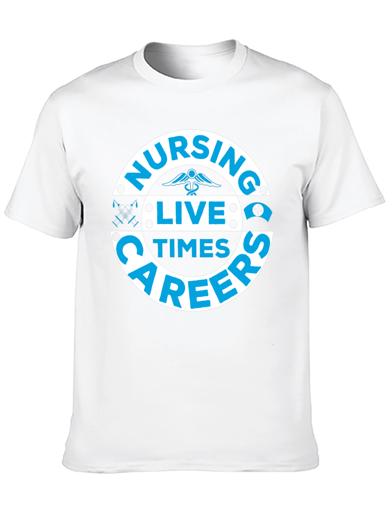 Black Nursing Live Times Career Tee - Black view 10