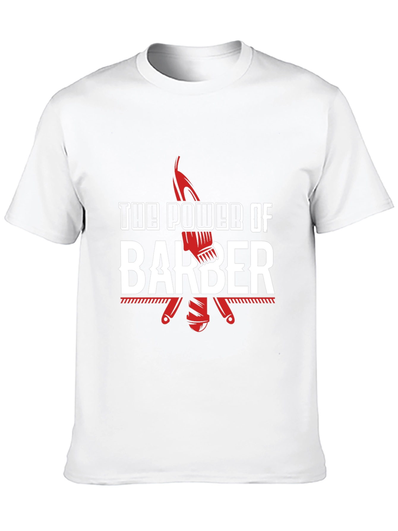 The Power of Barber T-Shirt - Stylish Graphic Tee - 10