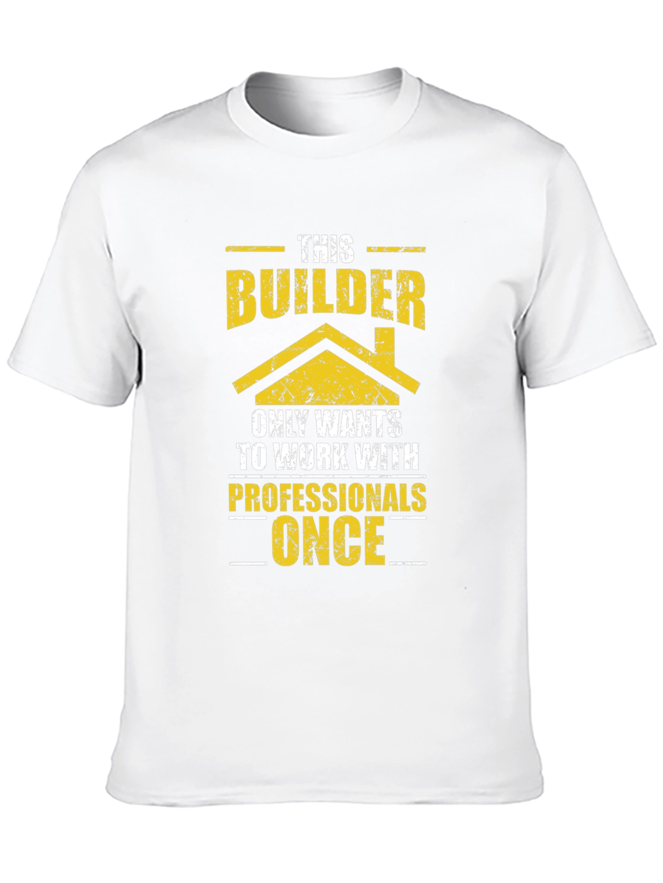 Black Builder Graphic T-Shirt Funny Construction Tee view 10