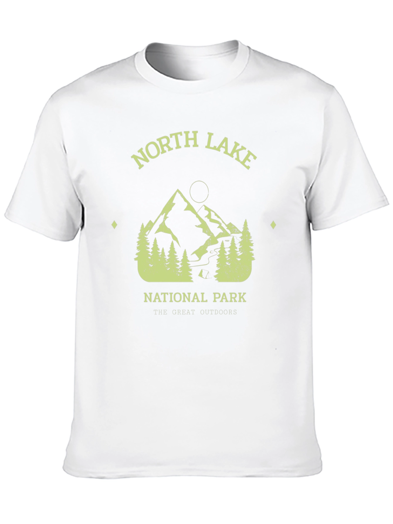 Black North Lake National Park Graphic T-Shirt view 10