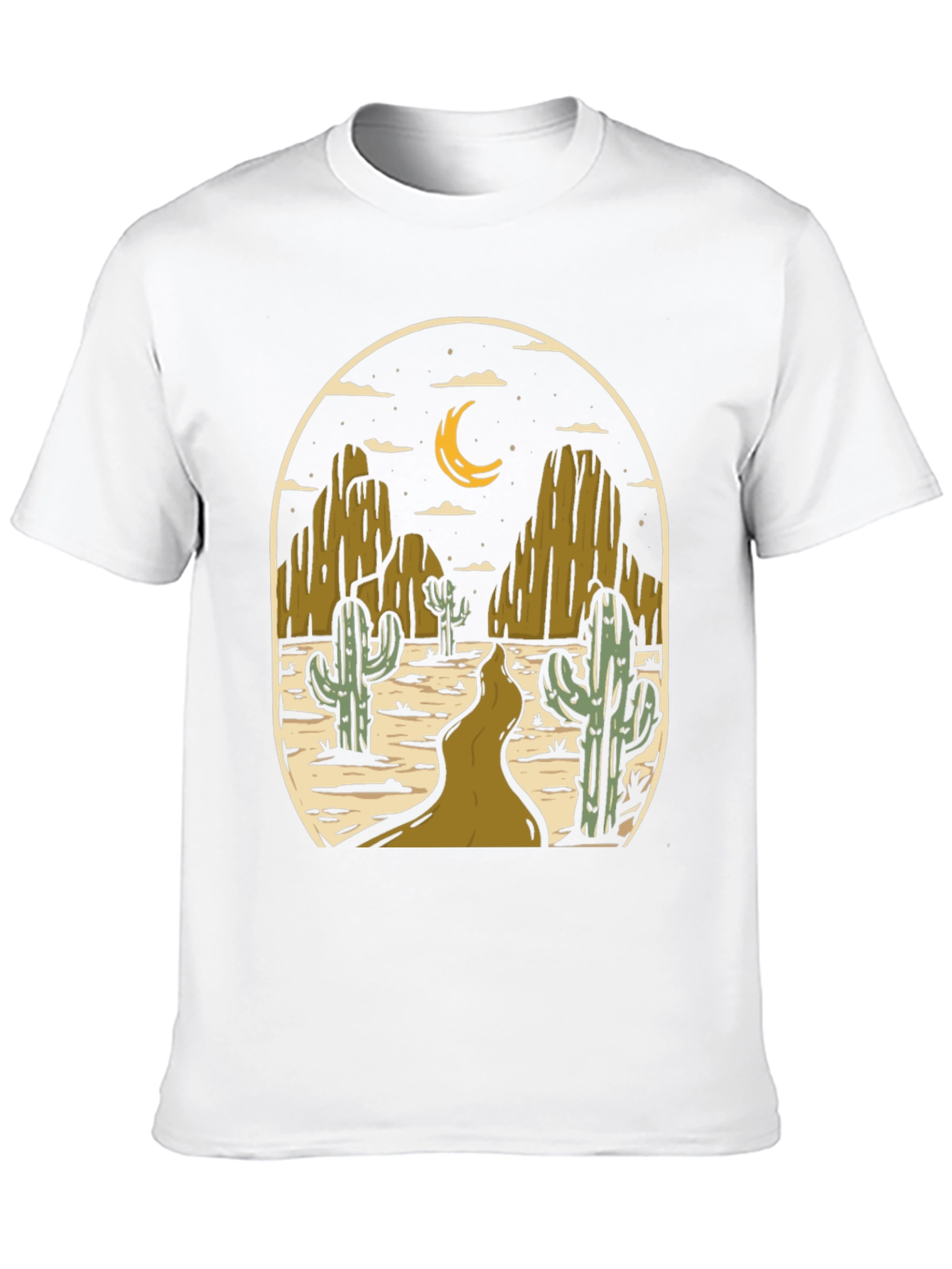 Black Desert Night Graphic Tee - Western Style view 10