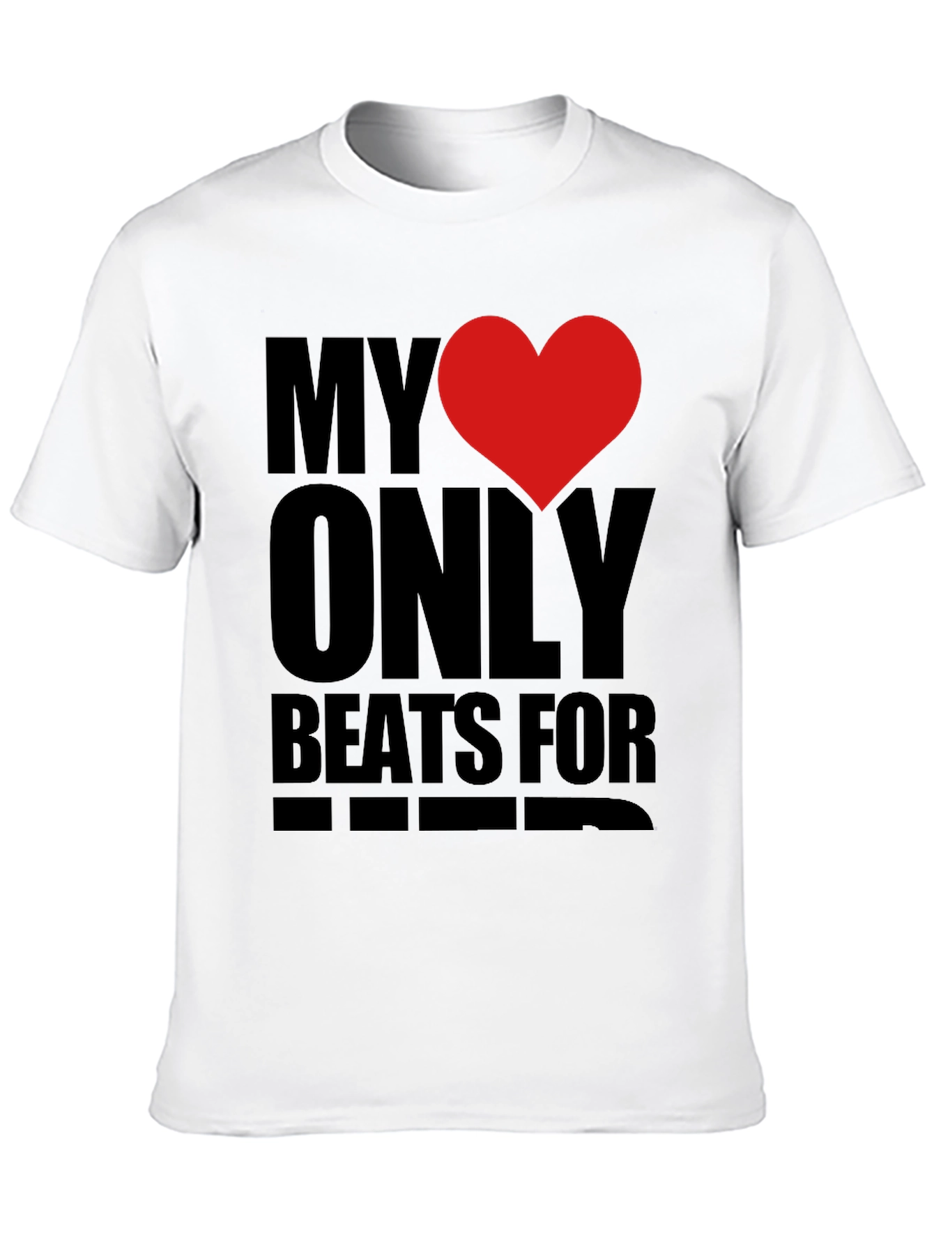 Black Heart Beats T-Shirt view 10