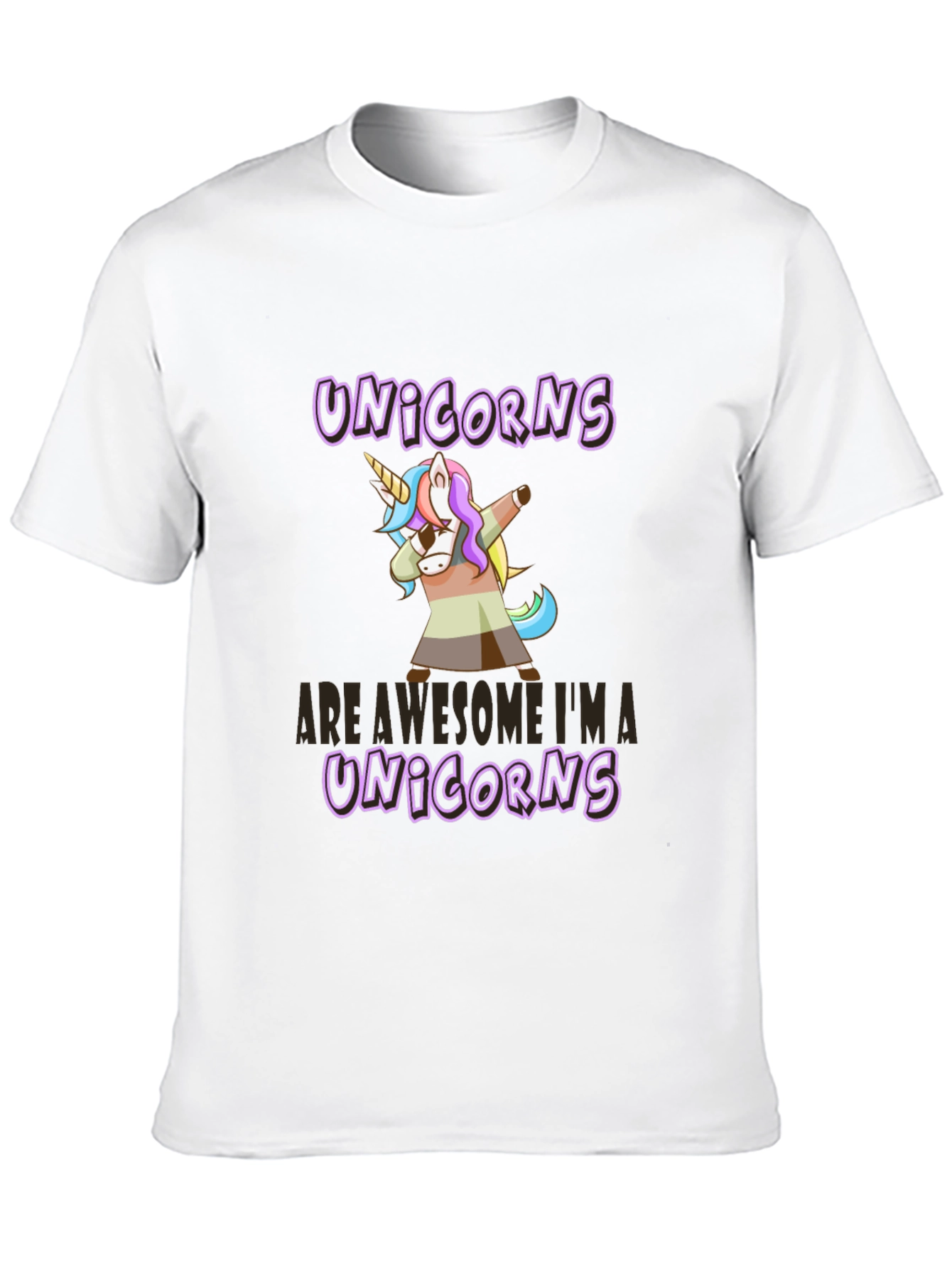 Black Unicorns Are Awesome I'm A Unicorns T-Shirt view 10