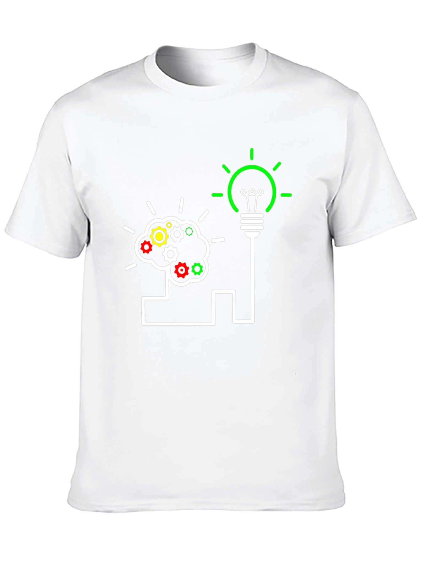 Black Brainstorming Idea T-Shirt view 10