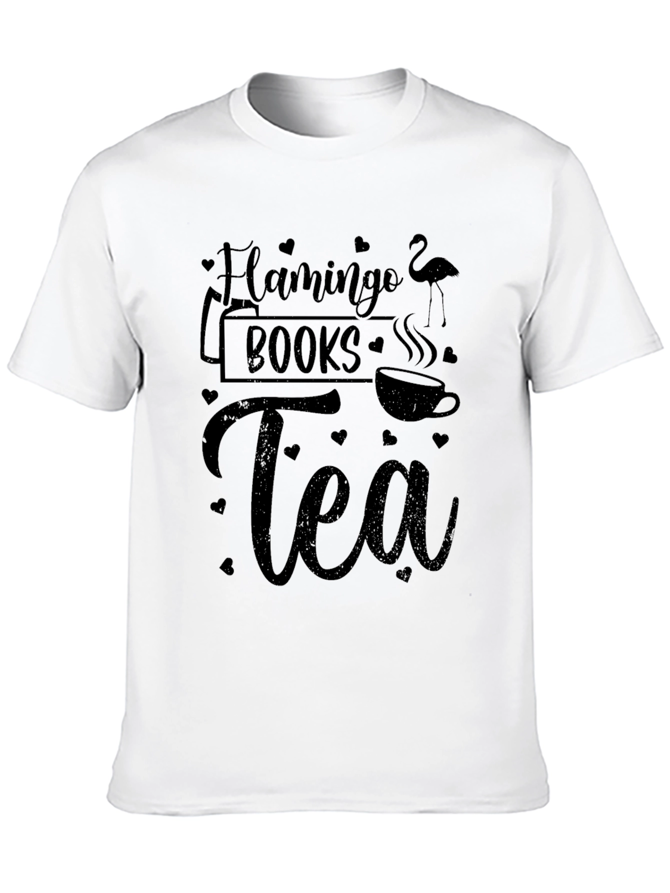 Black Flamingo Books Tea Graphic T-Shirt view 10
