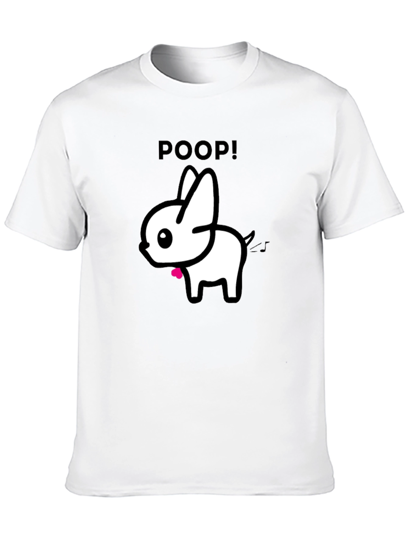 Black Funny Poop Dog Black Graphic T-Shirt view 10