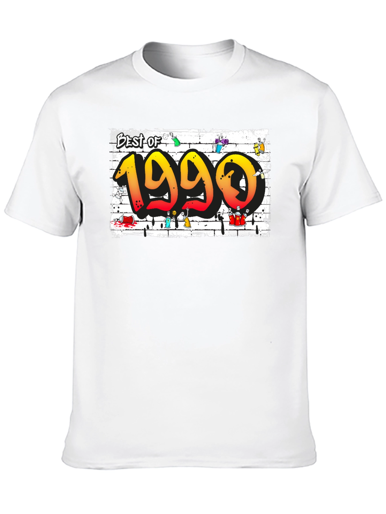 Black Best of 1990 Graphic T-Shirt view 10