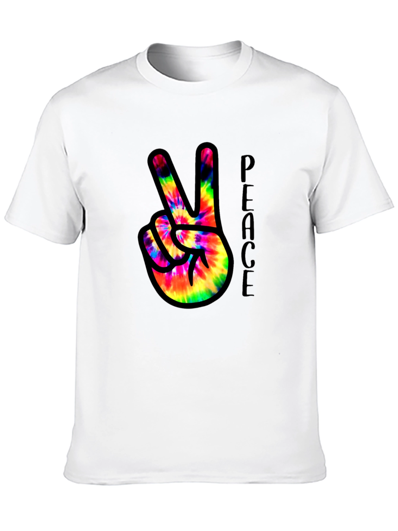 Peace Sign Tie-Dye T-Shirt - 10