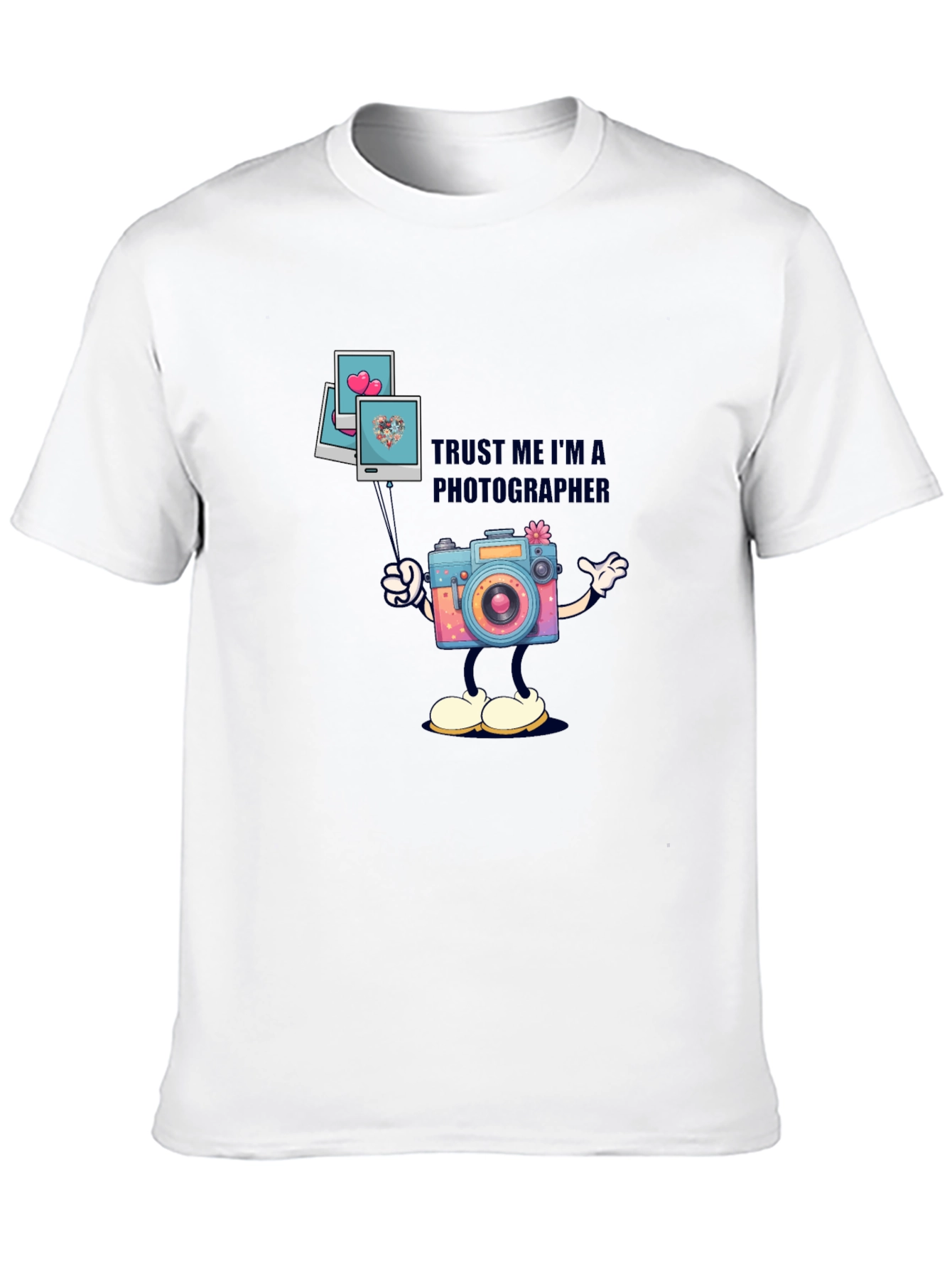 Black Funny Photographer Graphic T-Shirt view 10