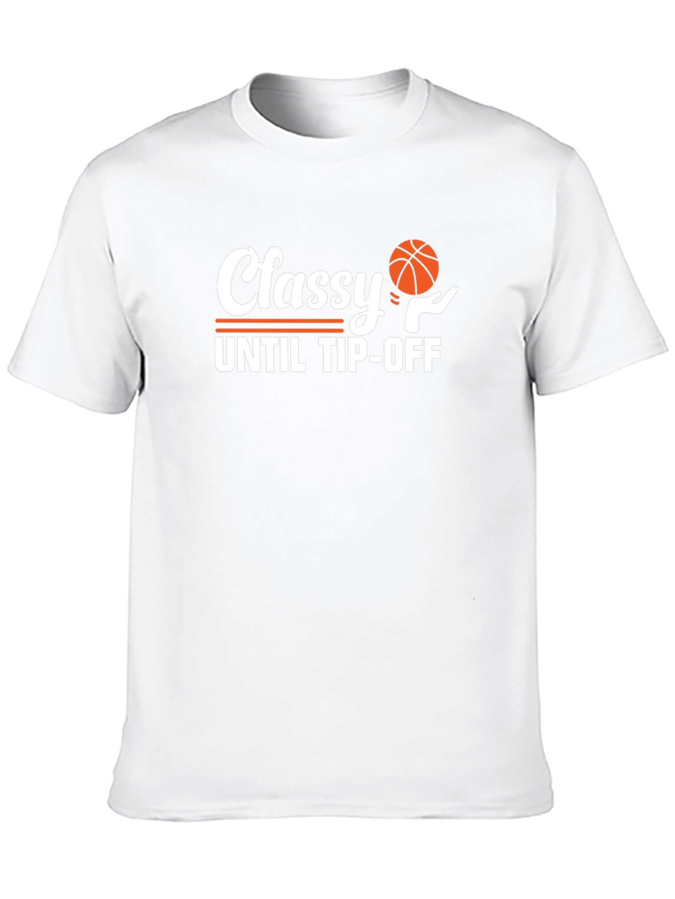 Black Classy Until Tip-Off Black T-Shirt view 10