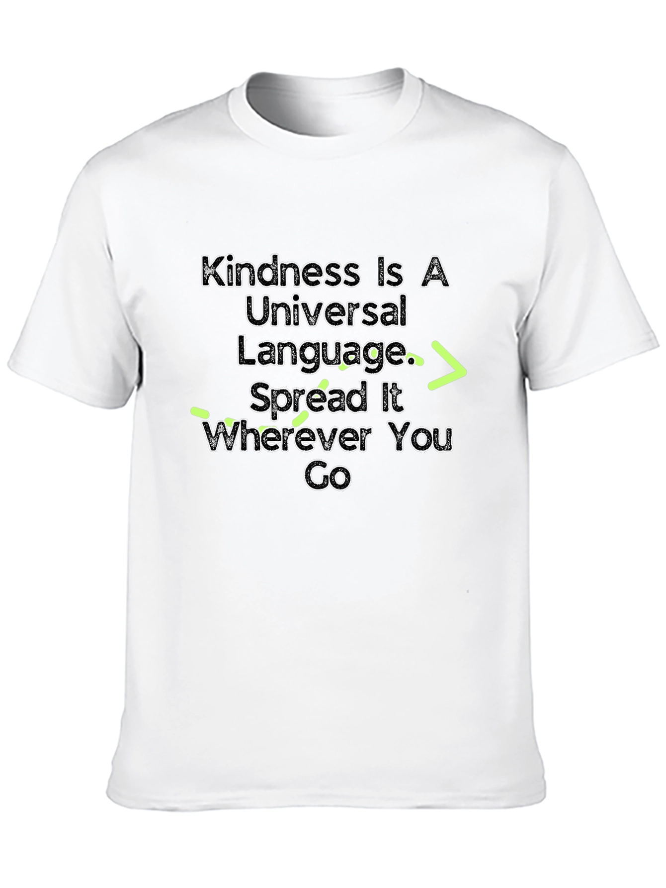 Black Kindness Is A Universal Language T-Shirt view 10